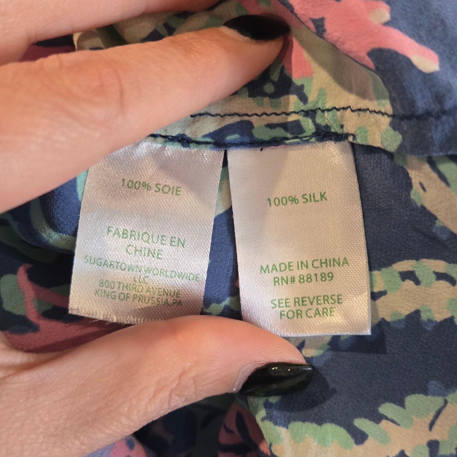 Lilly Pulitzer Lilly Pulitzer Dusk Silk Racer Back Tank Adjustable Strap S Size S / US 4 / IT 40 - 4 Thumbnail