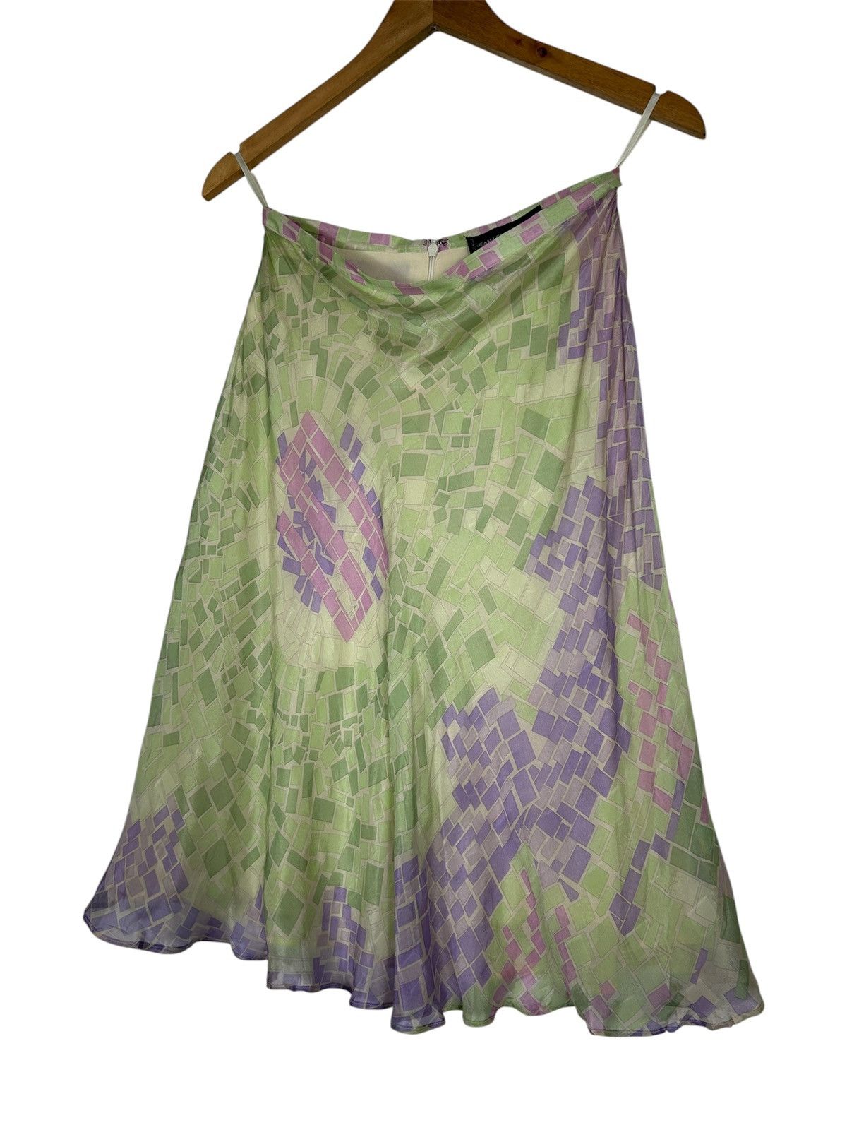 Jean-Louis Scherrer Vintage Jean-Louis Scherrer Boutique Paris Silk Midi Skirt Size 27" / US 4 / IT 40 - 3 Thumbnail