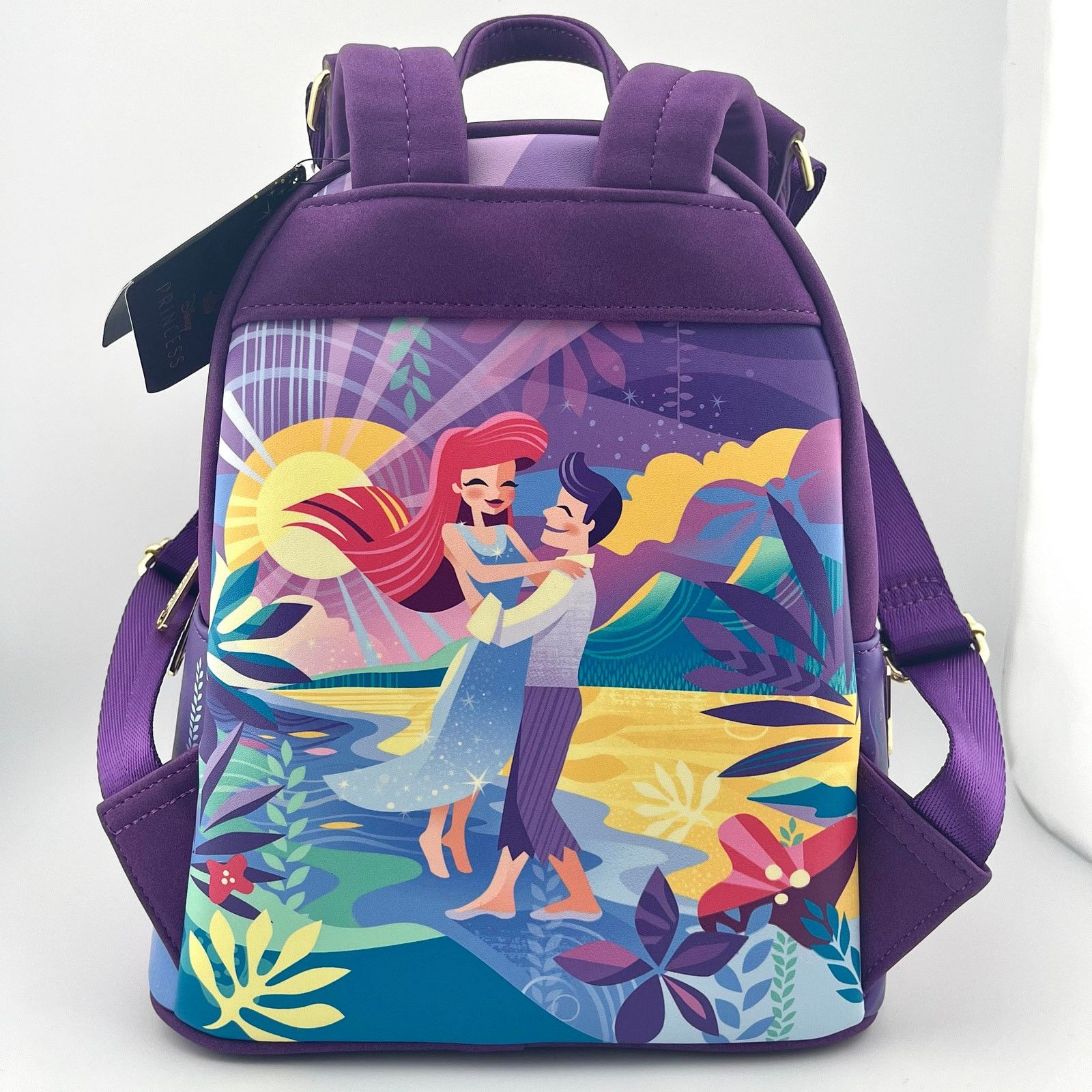 Disney LOUNGEFLY NWT Disney Backpack, Mickey Ears, Little Mermaid Size ONE SIZE - 6 Thumbnail