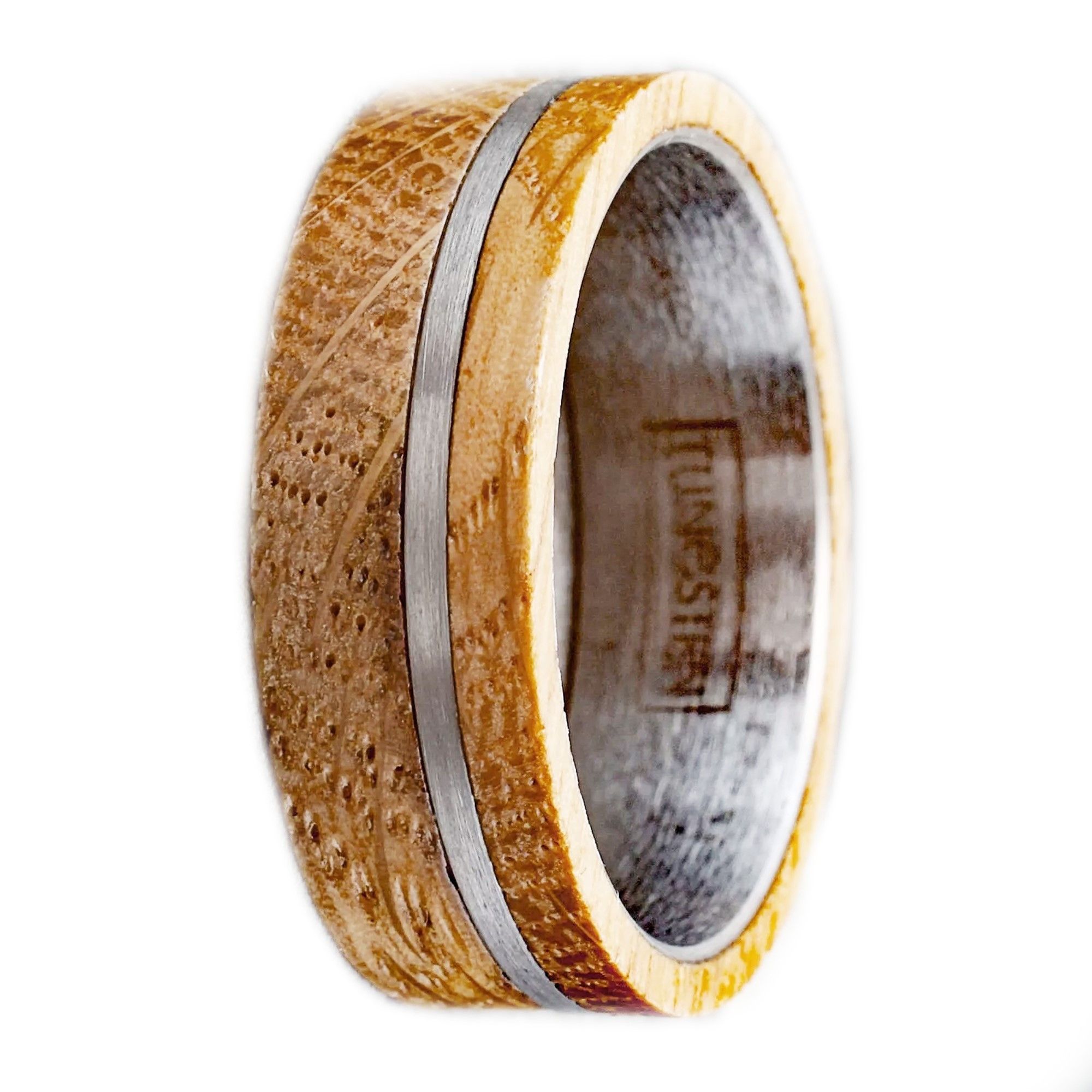 Other Tungsten Carbide Stripe & Wood Wedding Band Ring Size ONE SIZE - 2 Thumbnail