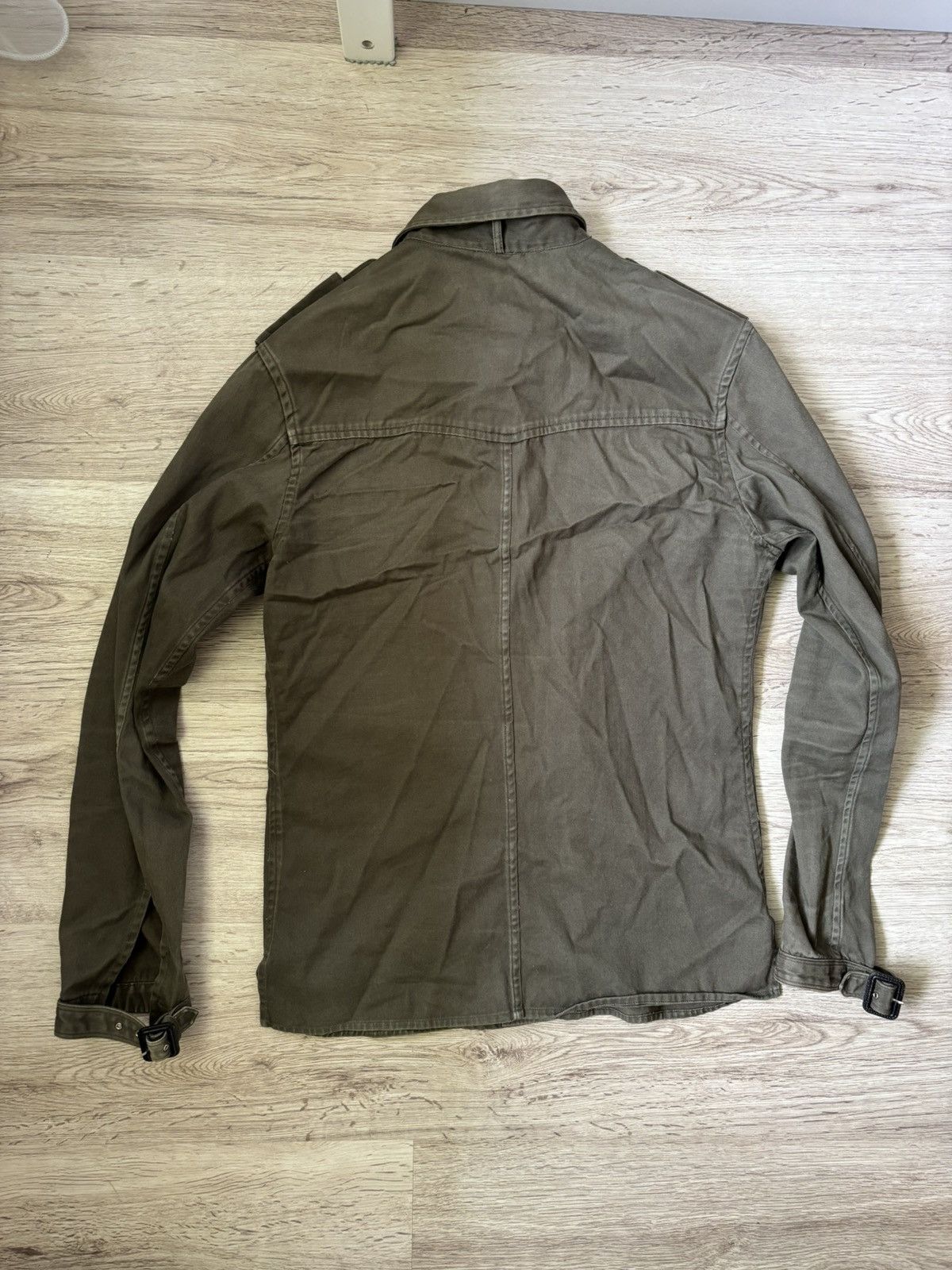 Yves Saint Laurent Ultra Rare YSL Military Shirt Jacket – Tom Ford Era (2004) Size M / US 6-8 / IT 42-44 - 14 Thumbnail