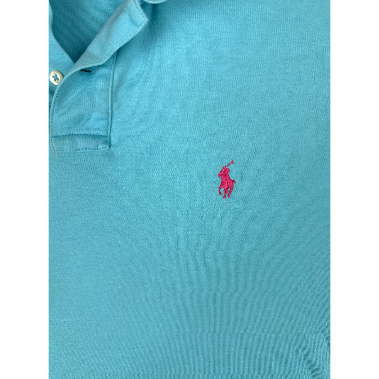 Ralph Lauren VINTAGE Polo Ralph Lauren Shirt Men Medium Blue 100% Cotton Custom Fit READ Size US M / EU 48-50 / 2 - 6 Thumbnail