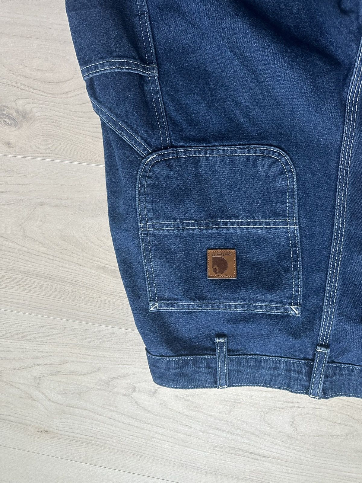 Carhartt × Vintage Carhartt Denim Workwear Jeans Baggy fit Size US 33 - 3 Thumbnail