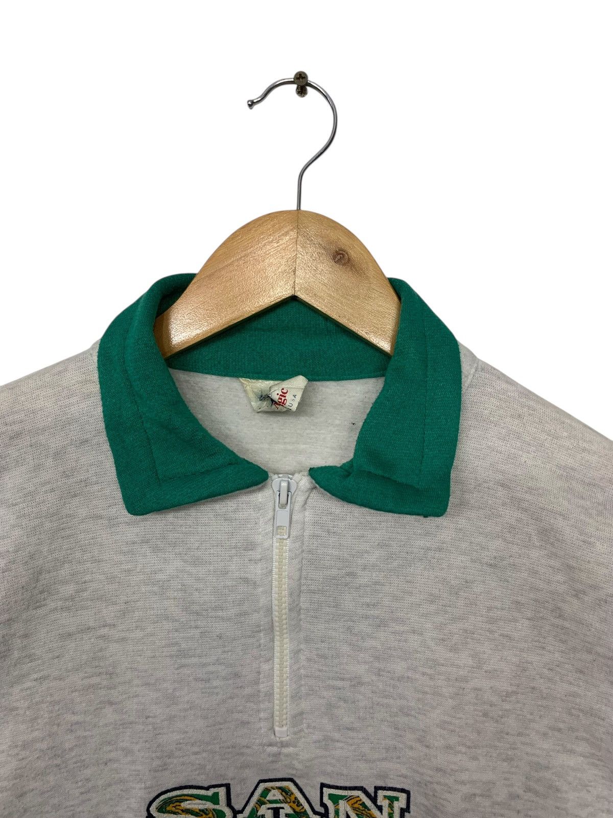 Vintage Vintage 90's San Francisco Cable Car Half Zipper Sweatshirt Size US L / EU 52-54 / 3 - 4 Thumbnail