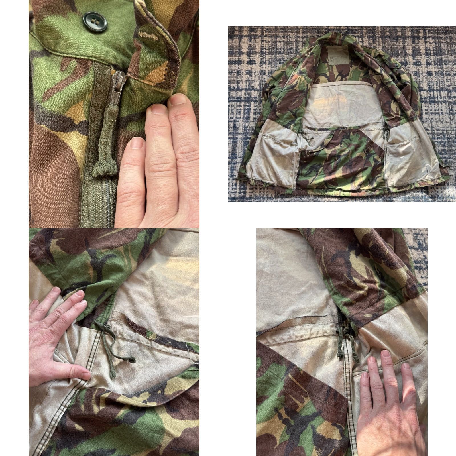 Vintage VINTAGE PLIC Group British Army Combat Jacket Jacket L Size US L / EU 52-54 / 3 - 9 Thumbnail