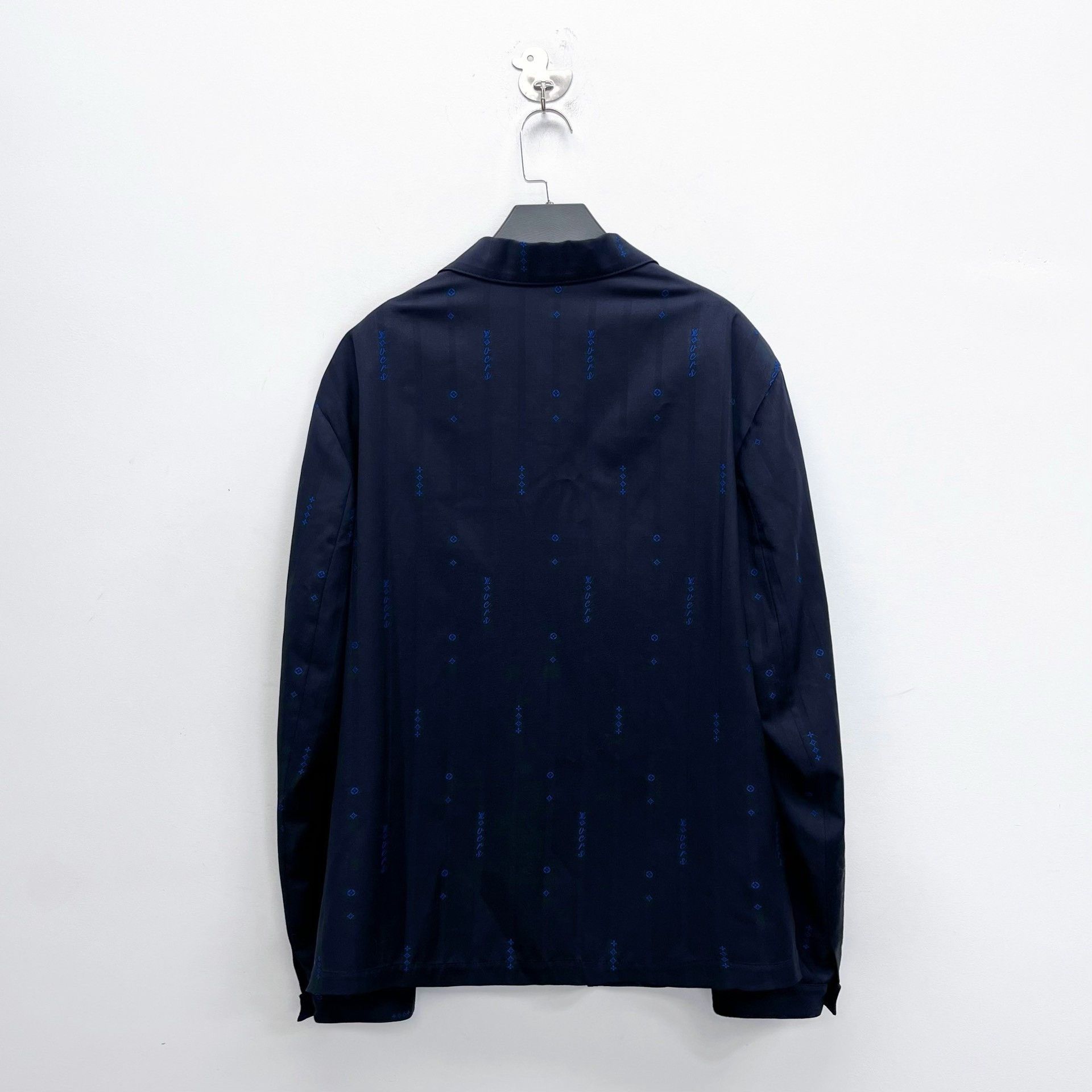 Louis Vuitton Louis Vuitton Black Blue Embroidered Suit Jacket Size US XXS / EU 40 - 2 Thumbnail