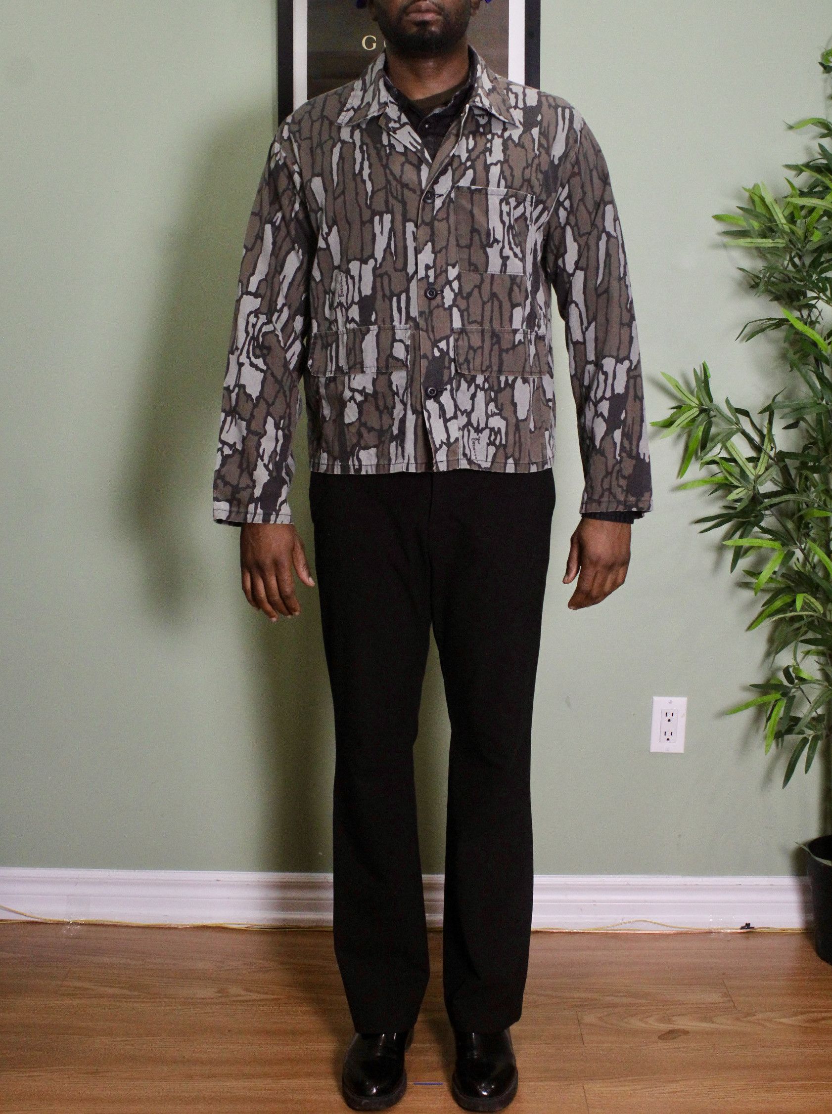Vintage Vintage 1990s Real Tree Cropped Jascket Size US M / EU 48-50 / 2 - 2 Thumbnail