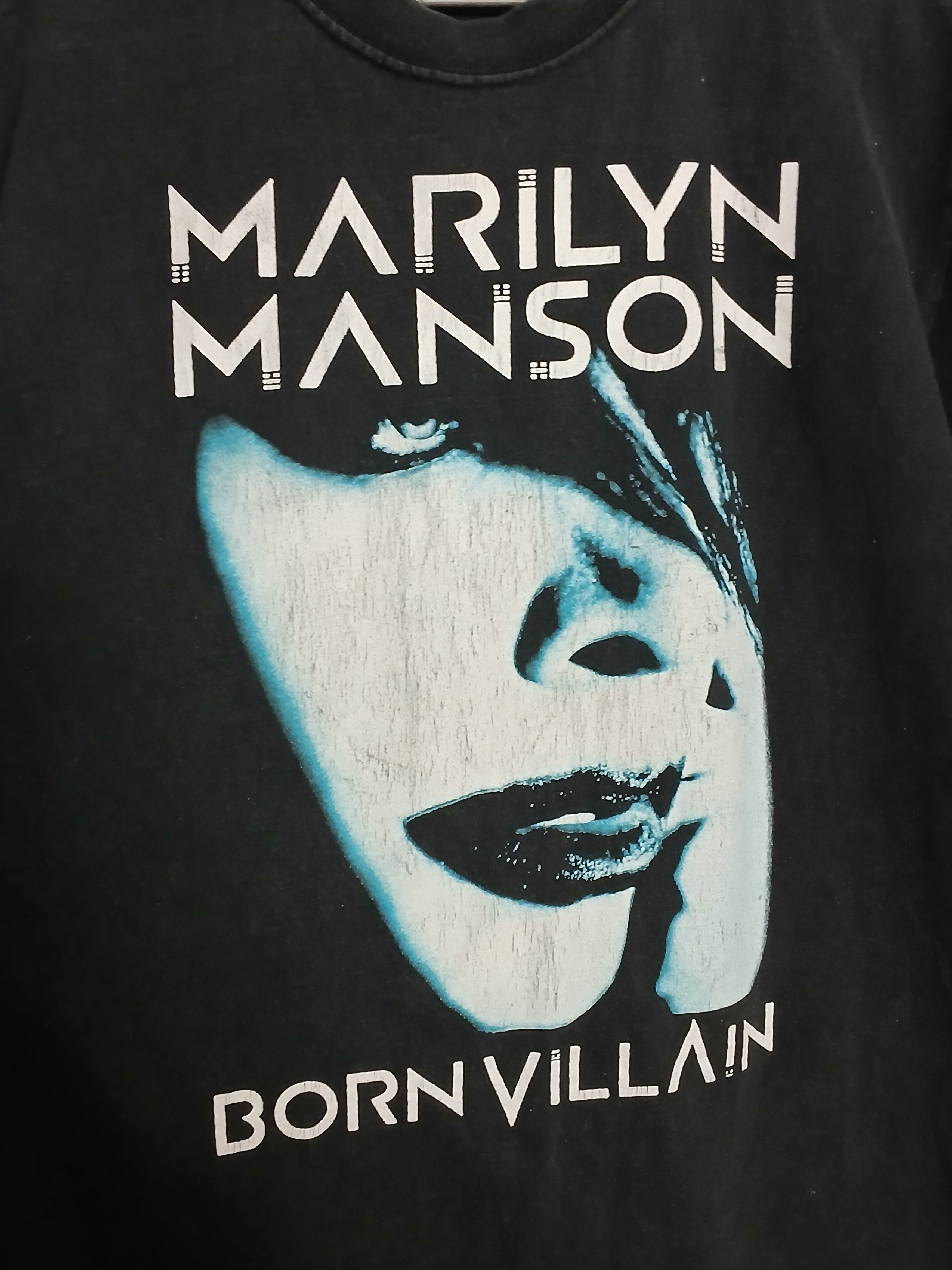 Band Tees × Marilyn Manson 2012 Twins Of Evil Marilyn Manson Rob Zombie T-Shirt Size US M / EU 48-50 / 2 - 4 Thumbnail