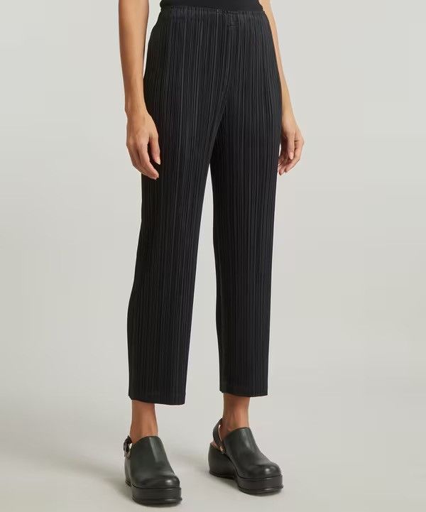 Issey Miyake × Japanese Brand × Pleats Please Issey Miyake 💥 ISSEY MIYAKE THICK PLEATE TROUSERS PANT Size 27" / US 4 / IT 40 - 1 Thumbnail