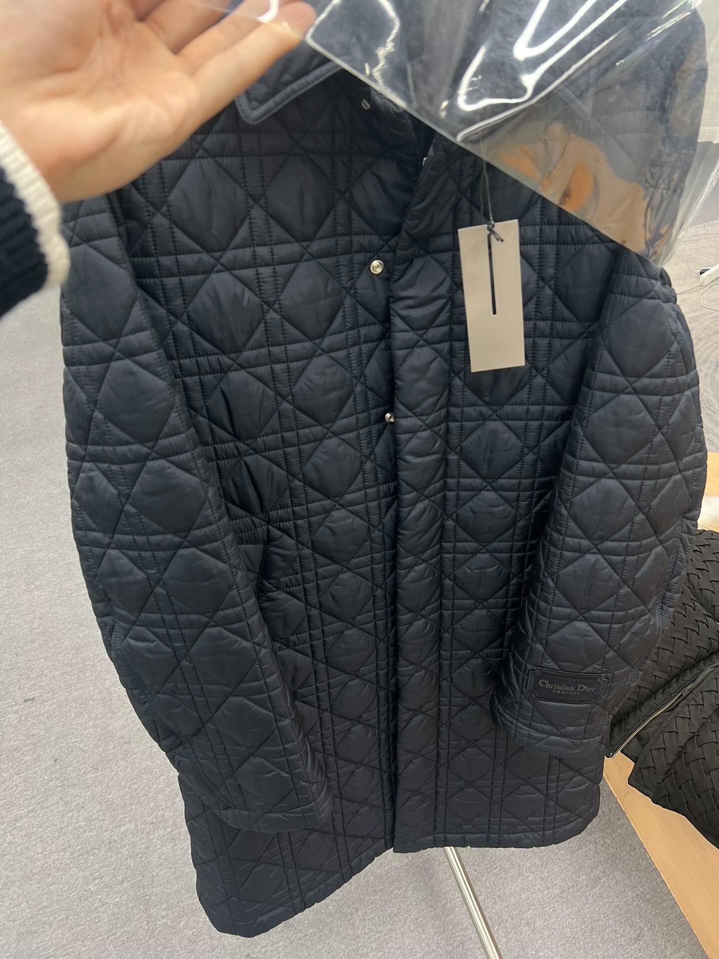 Dior New Dior Quilted Coat with Embroidery Size US S / EU 44-46 / 1 - 1 Thumbnail