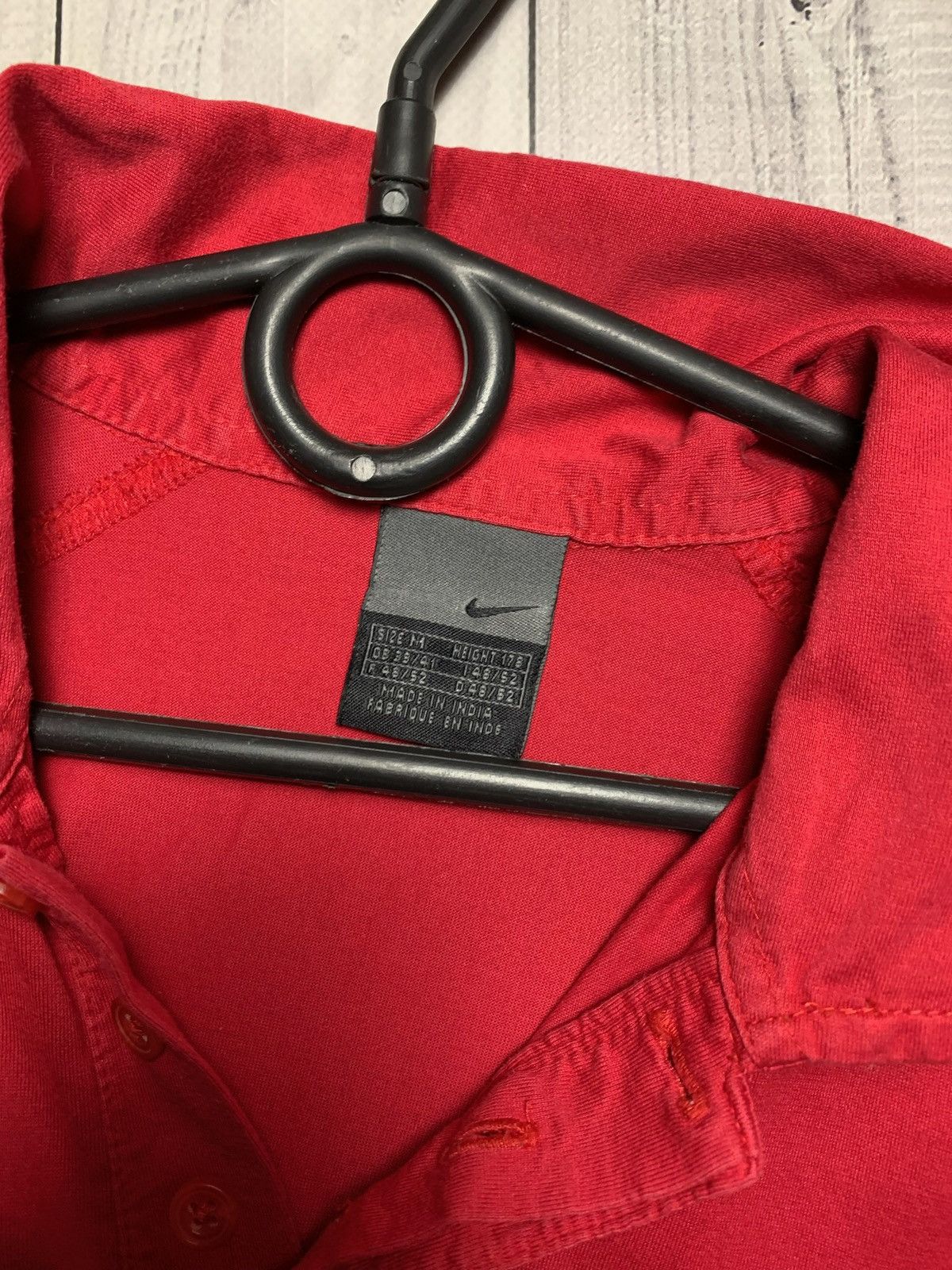 Nike × Vintage Vintage red Arsenal soccer polo size M red Size US M / EU 48-50 / 2 - 3 Thumbnail