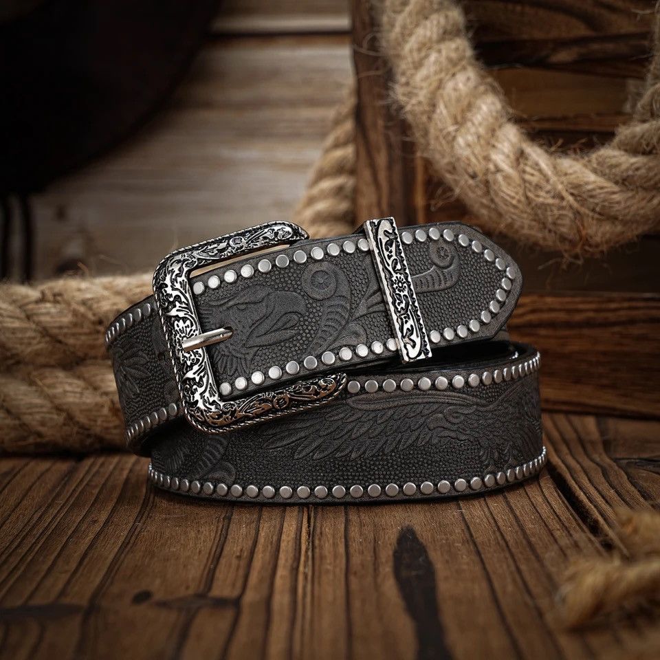 Designer 120cm West Cowboy Waist Belt Size ONE SIZE - 1 Thumbnail