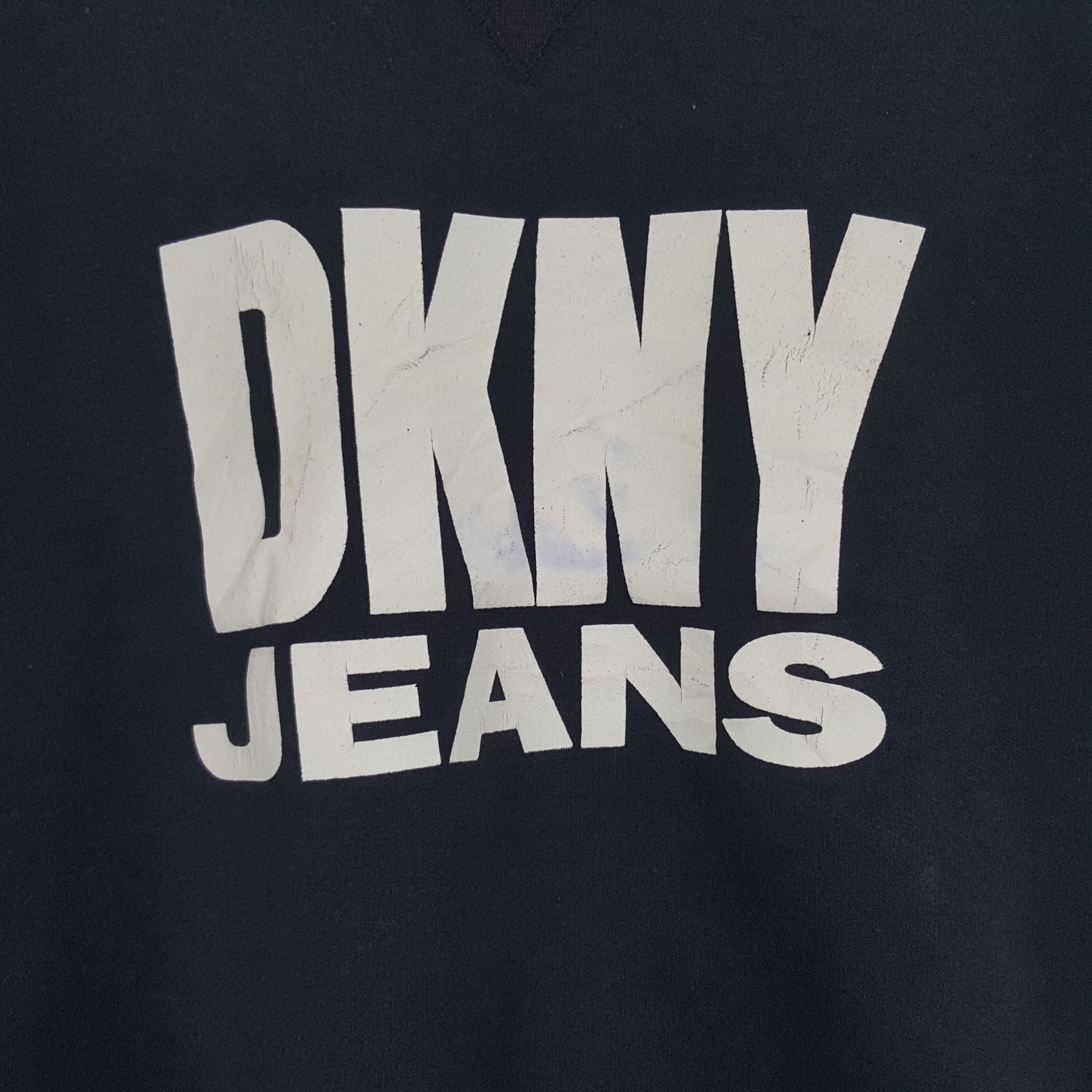DKNY × Vintage Vintage DKNY Jeans American Style Sweatshirt Size US XL / EU 56 / 4 - 2 Thumbnail