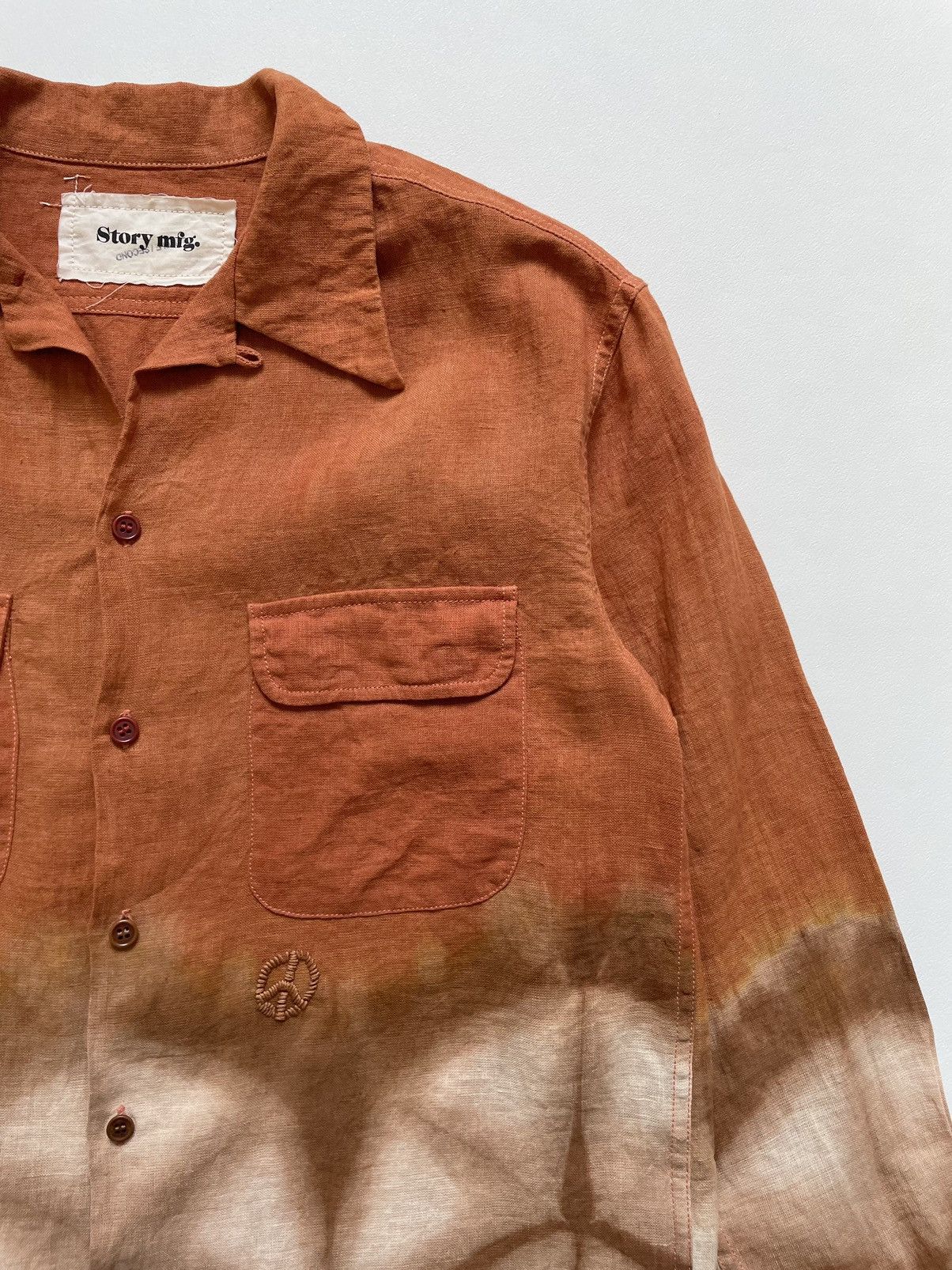 Story Mfg. ‘Peace Tie Dye’ Print Shirt Size US S / EU 44-46 / 1 - 4 Thumbnail