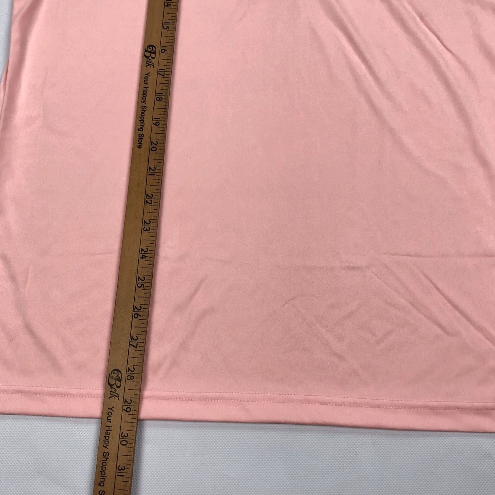 Vintage Collars & Co. Pink Polo Dress Shirt - Large Men's - 100% Polyester - Breathable Knit - Regular Fit Size 42R - 5 Thumbnail