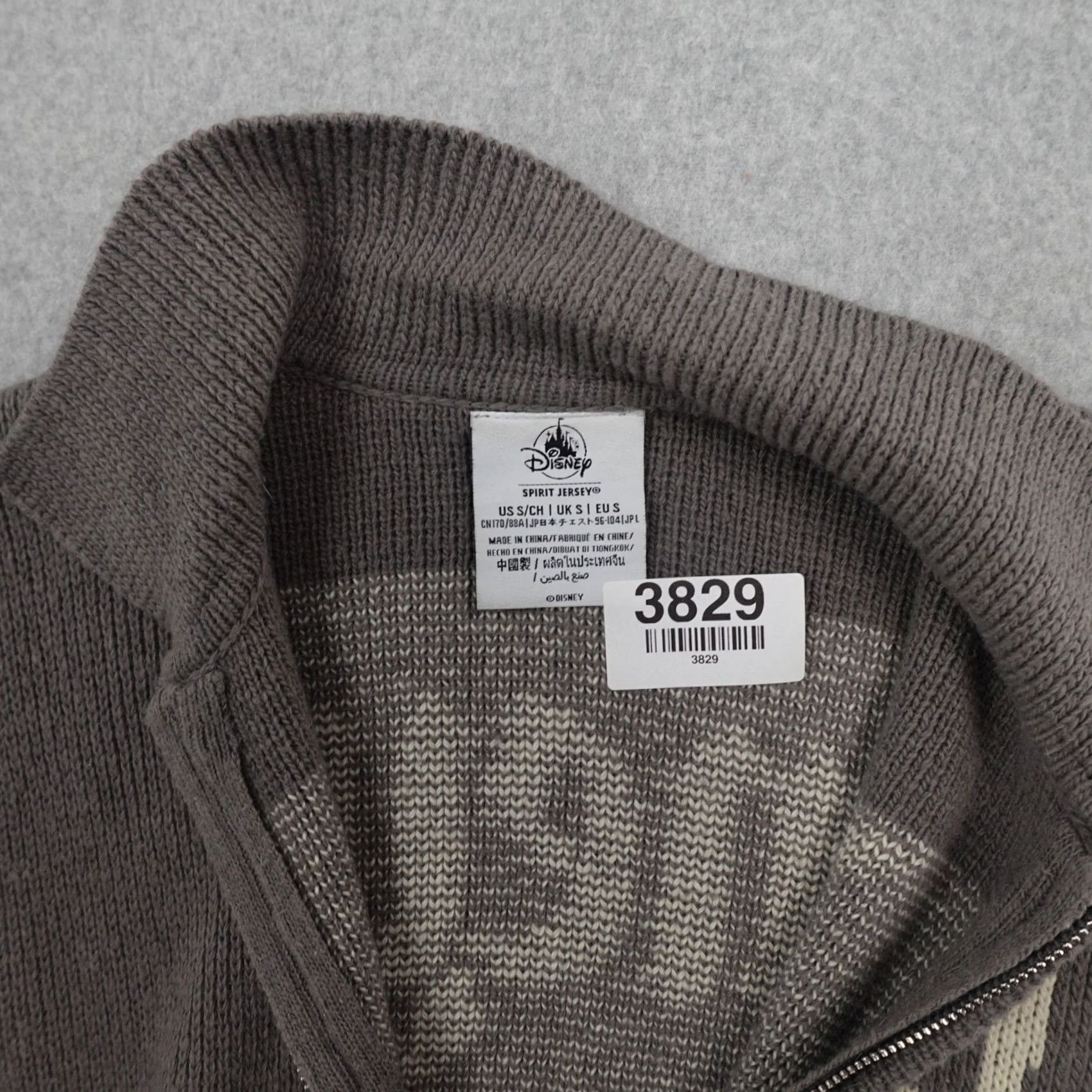 Disney Disney Spirit Jersey Sweater Shirt Mickey Mouse Gray Small Men Boys Jacket Knit Zip Full Zip Vintage (if applicable) Size US S / EU 44-46 / 1 - 5 Thumbnail