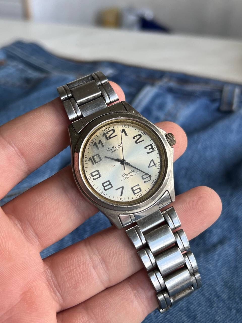 Japanese Brand × Vintage Omax vintage Chunky watch futuristic bracelet Watches Japan Size ONE SIZE - 3 Thumbnail