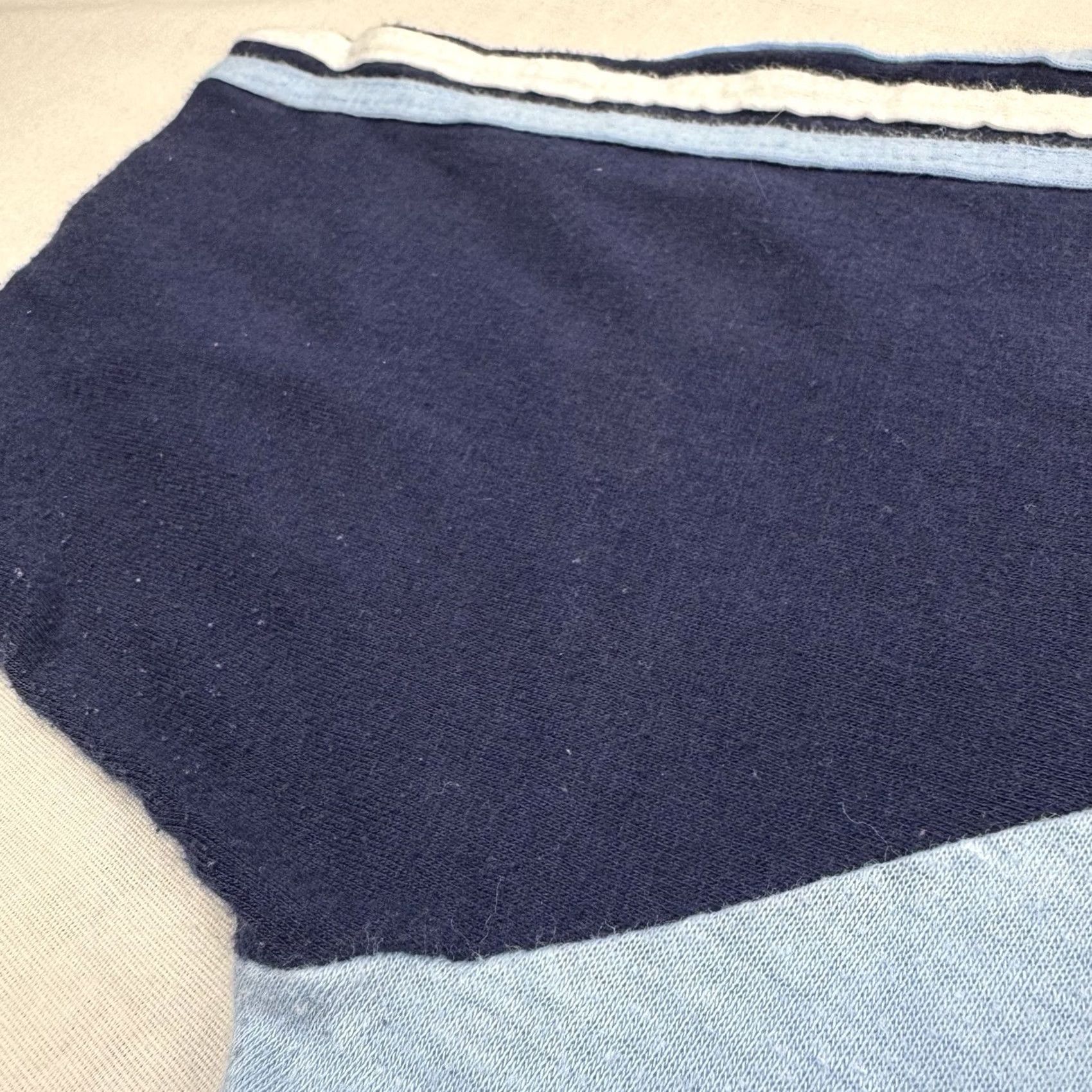 Vintage Vintage Raglan T Shirt Adult M Blue Cotton Polyester Short Sleeve Crew Neck Hippie Hipster 80s 70s USA Mens Size US M / EU 48-50 / 2 - 3 Thumbnail