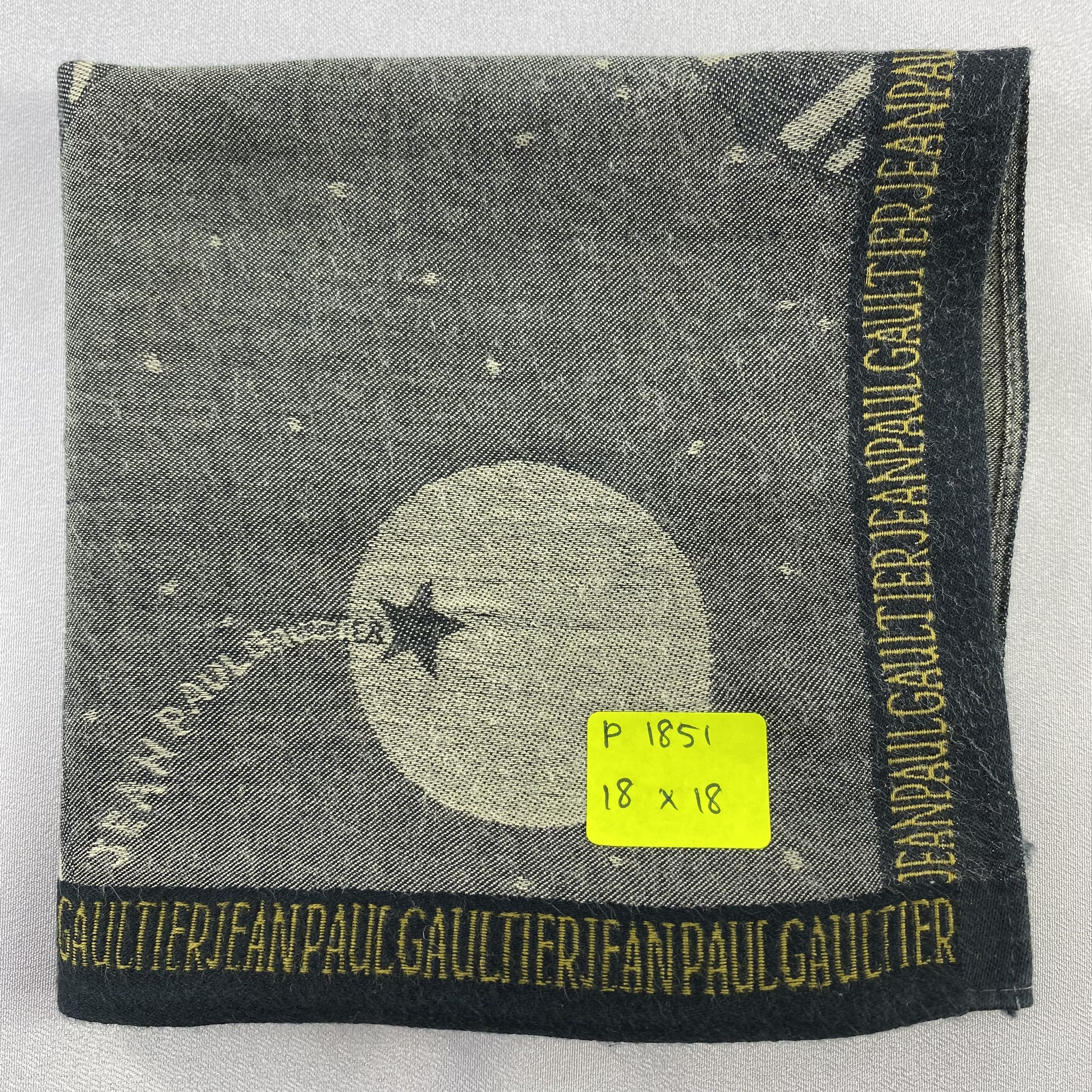 Jean Paul Gaultier × Vintage Jean Paul Gaultier Bandana/ Handkerchief / Neckerchief-P1851 Size ONE SIZE - 5 Thumbnail