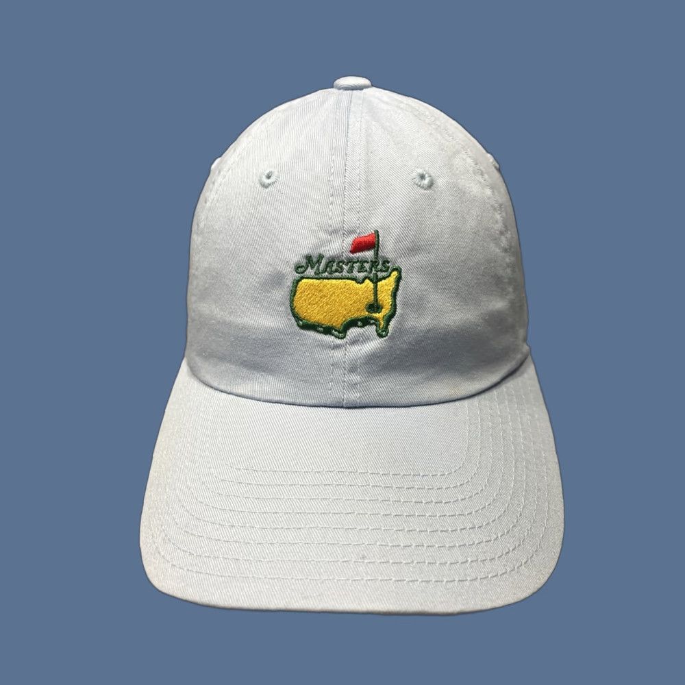 Vintage VINTAGE Light Blue Masters Baseball Cap Unisex Adults One Size Blue Hat Cap Sports Accessories Mens Womens Size ONE SIZE - 1 Thumbnail