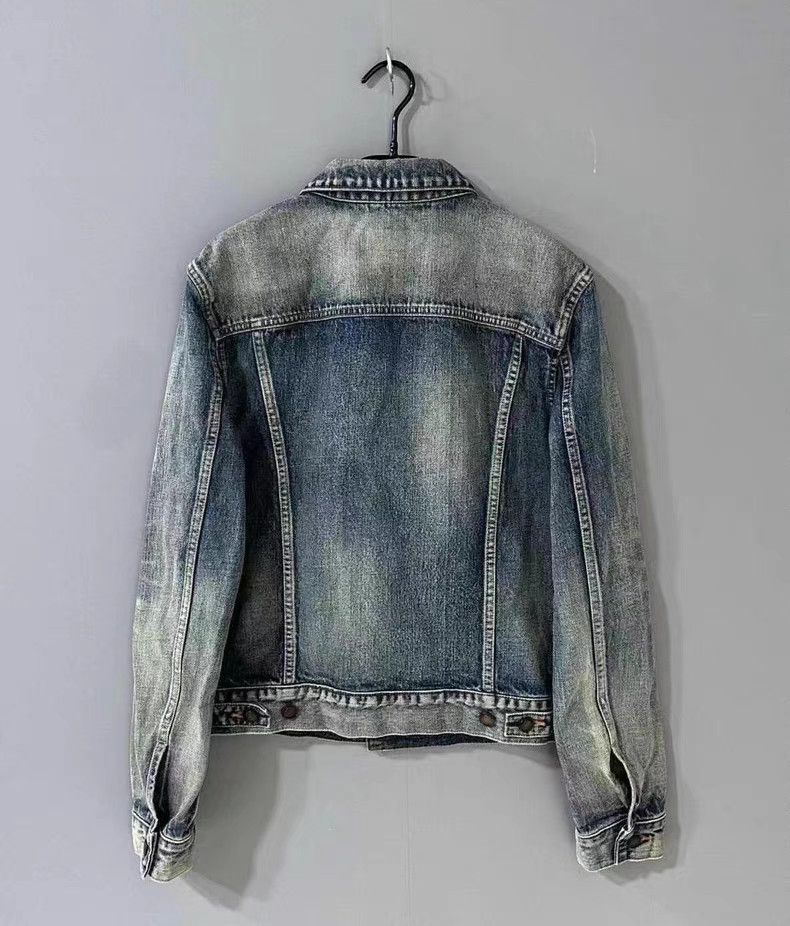 Saint Laurent Paris Saint Laurent Blue washed denim jacket Size US M / EU 48-50 / 2 - 2 Thumbnail