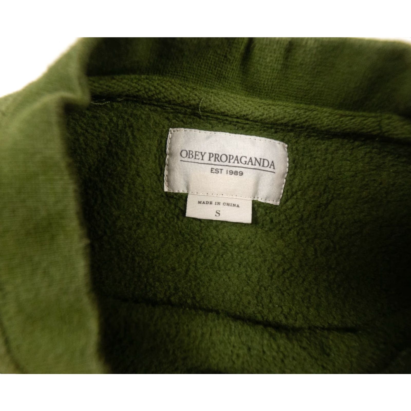 Obey OBEY Sweatshirt Adult Small Green Crewneck Streetwear Sleeve Long Sleeve Mens Regular Size US S / EU 44-46 / 1 - 5 Thumbnail