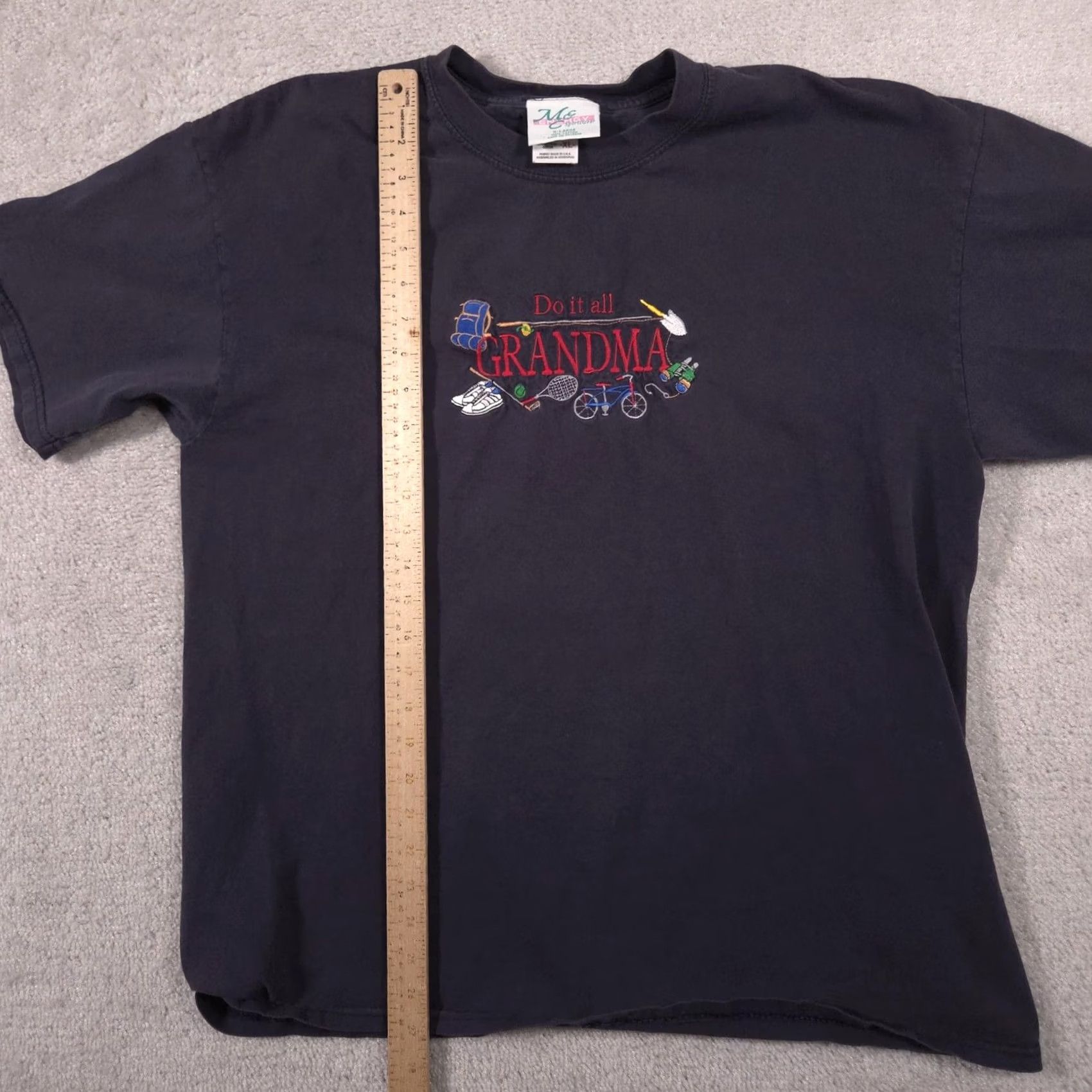 Vintage VINTAGE ME Energy Sportswear Shirt Womens XL Do It All Grandma Embroidered Tee Size XL / US 12-14 / IT 48-50 - 7 Thumbnail