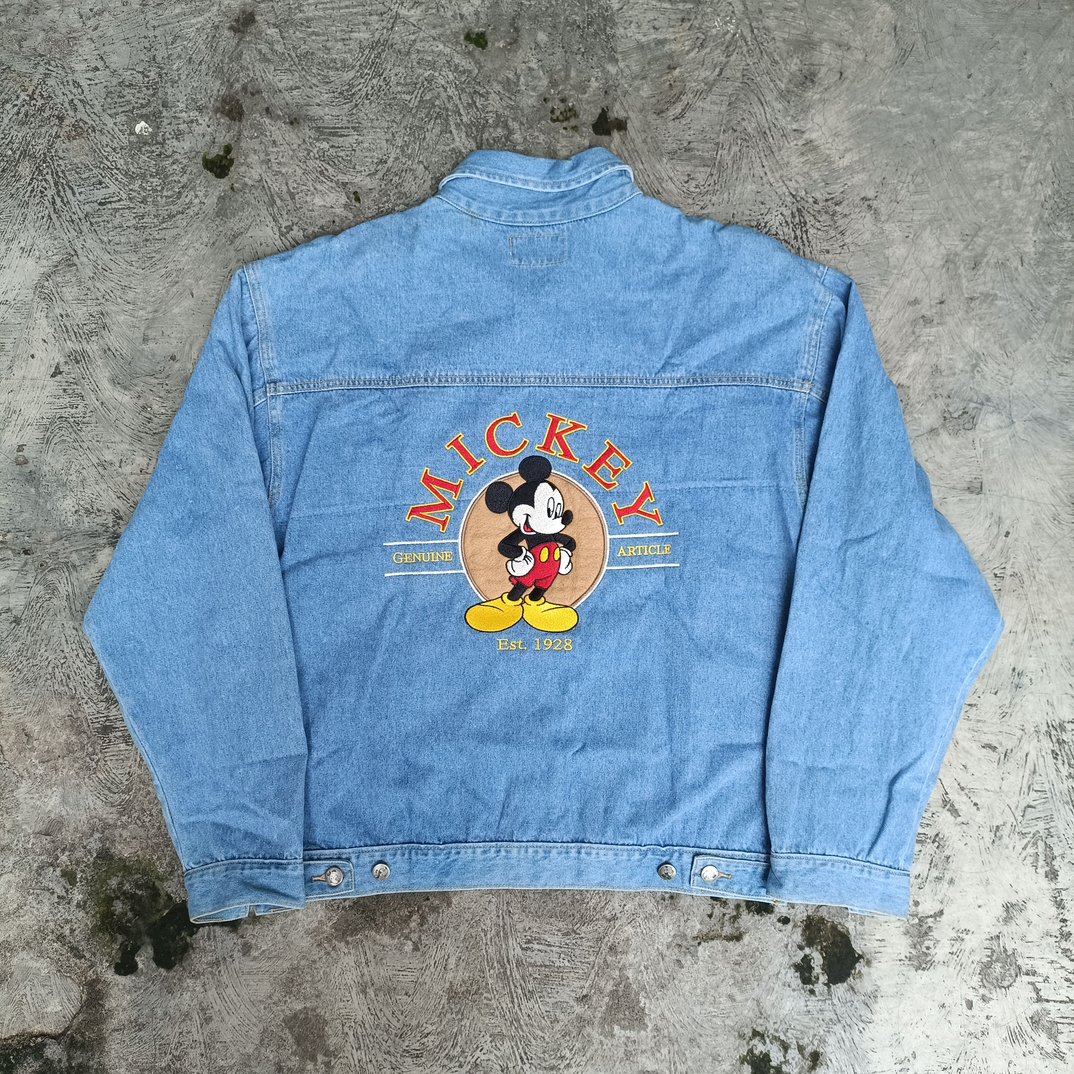 Disney Vintage Mickey Jacket By Jerry Leigh The Walt Disney Company Size US L / EU 52-54 / 3 - 1 Thumbnail