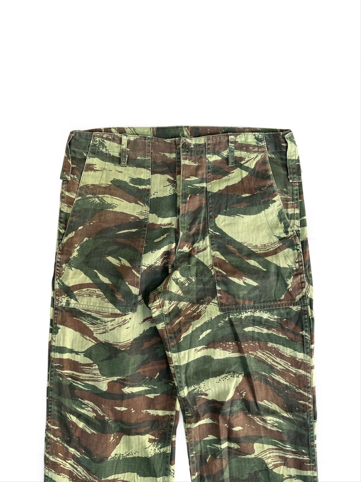 Vintage Vintage HBT French Army Lizard Camo Fatigue Pants Baker Size US 30 / EU 46 - 2 Thumbnail