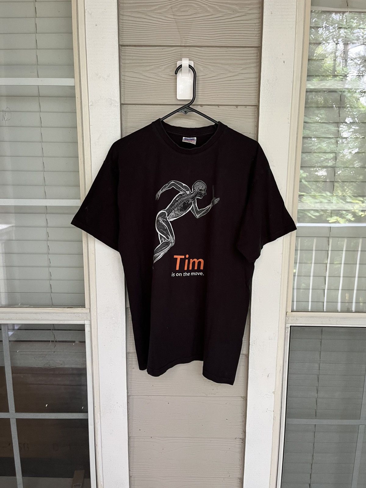 Vintage Vintage 2007 Tim is on the move Tee Size US XL / EU 56 / 4 - 1 Thumbnail
