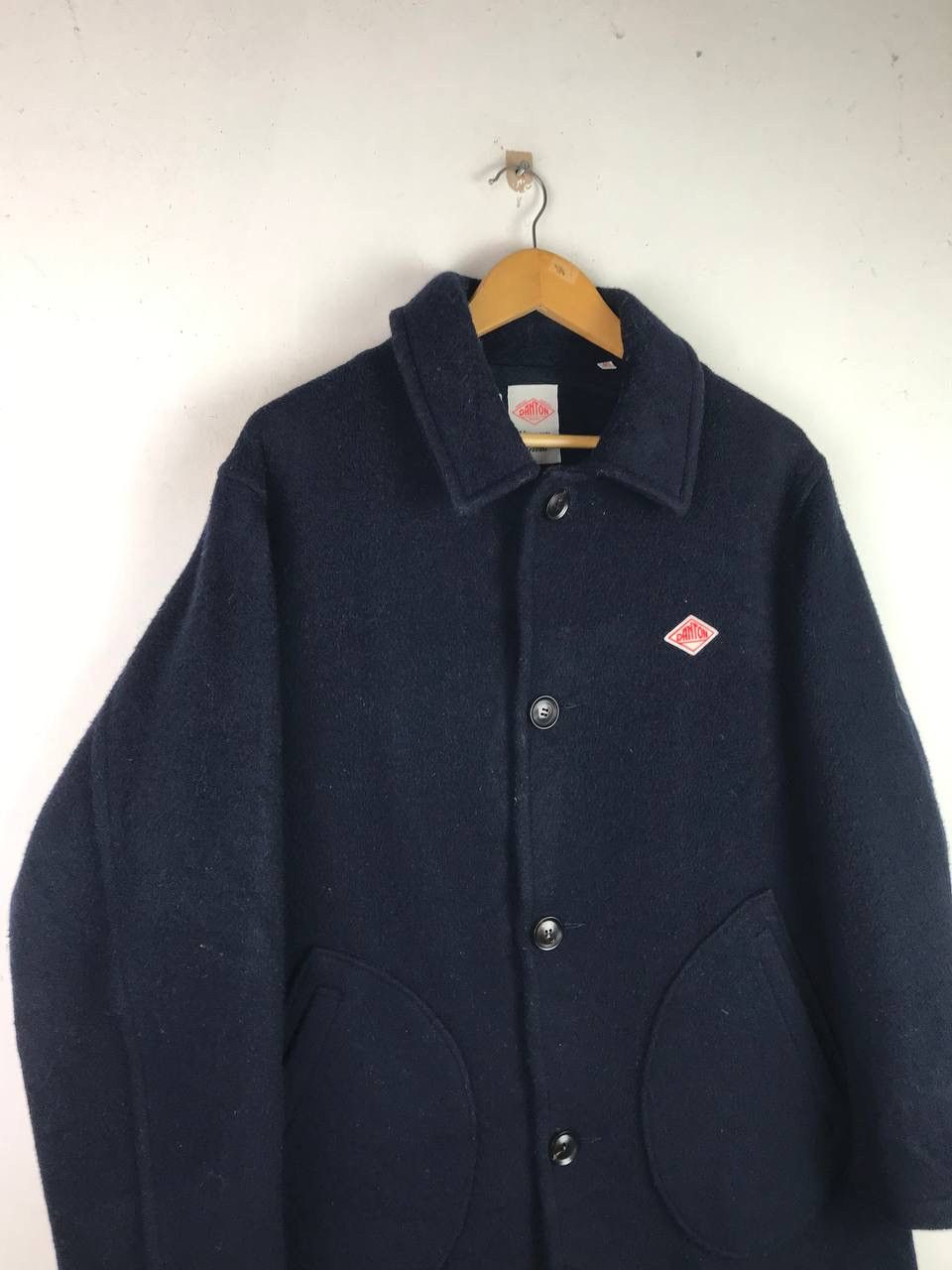 Danton × Japanese Brand Vintage Danton Vetements Long Wool Jacket Size US L / EU 52-54 / 3 - 6 Thumbnail