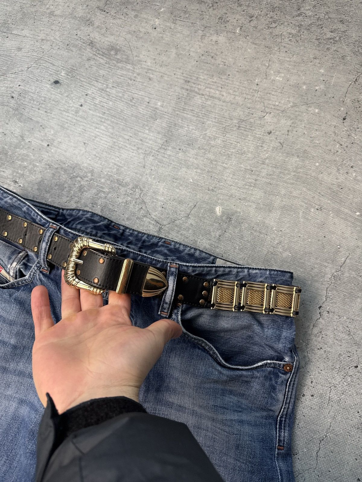 Japanese Brand Vintage Japan LGB Style Punk Emo Rock Goth Y2K belt Size ONE SIZE - 3 Thumbnail