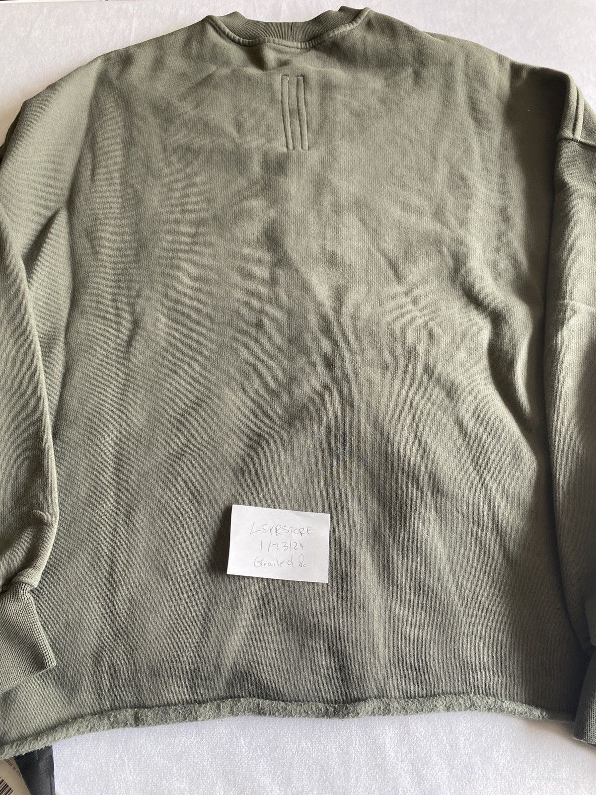 Rick Owens Drkshdw Rick Owens Drkshdw Crater Crew Sweater Hustler Blue UNI OS Size ONE SIZE - 2 Thumbnail