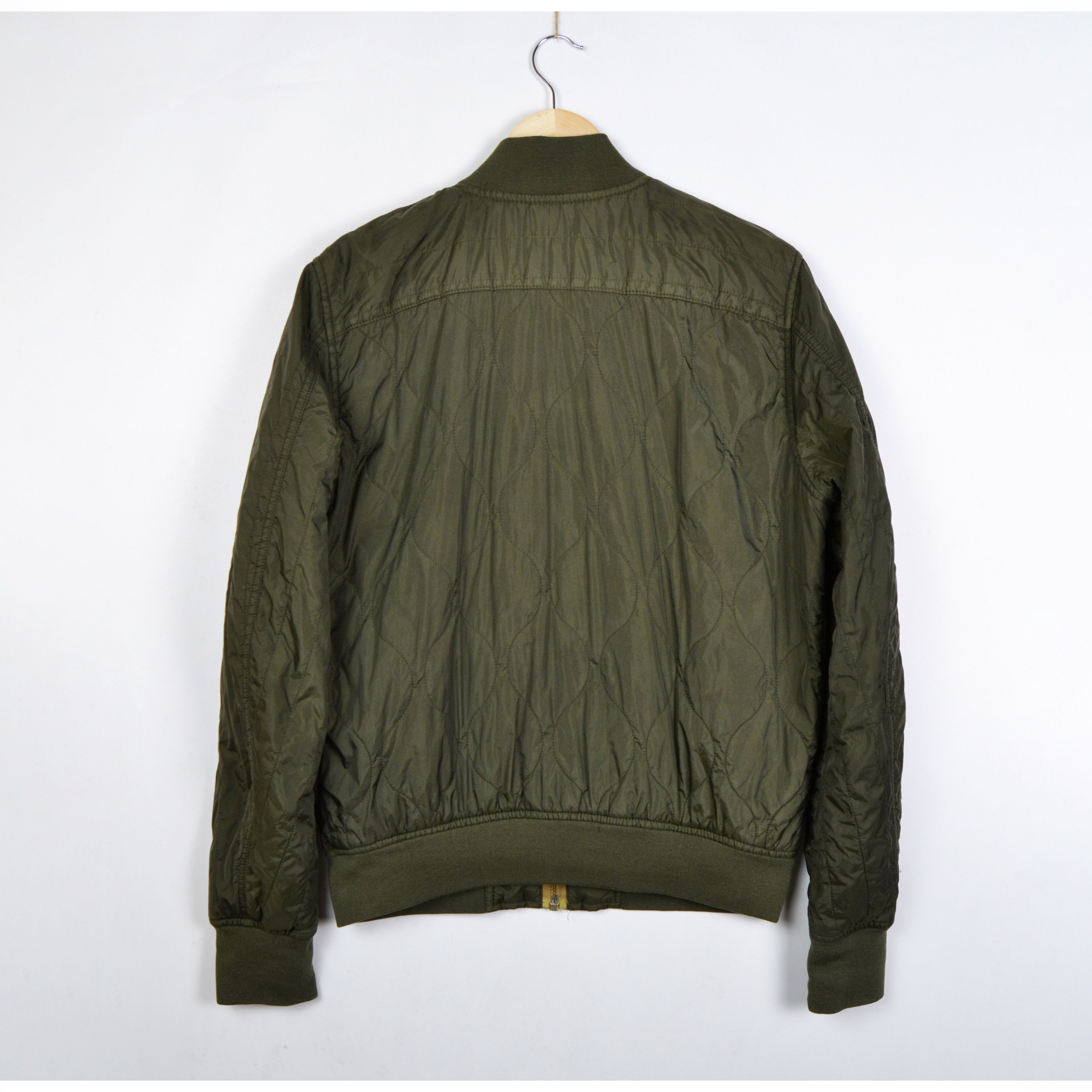 Diesel × Vintage Diesel Co Quilted Bomber Jacket Military Khaki Sz M/L Size US L / EU 52-54 / 3 - 17 Thumbnail