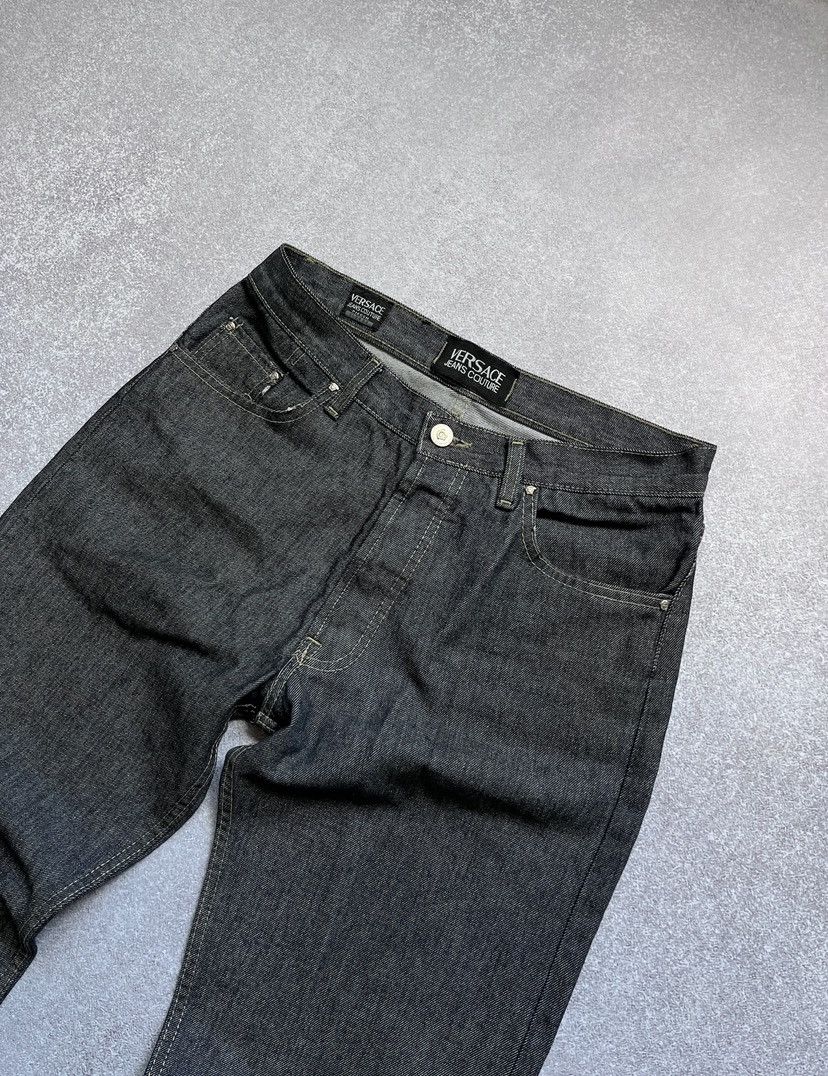 Versace × Vintage Vintage Versace Gray Denim Jeans Y2K 30 Size US 30 / EU 46 - 4 Thumbnail