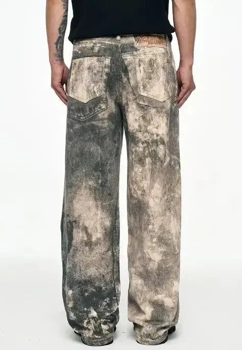 Japanese Brand Camouflage Splash Ink Digital Printing Jeans Size US 32 / EU 48 - 4 Thumbnail
