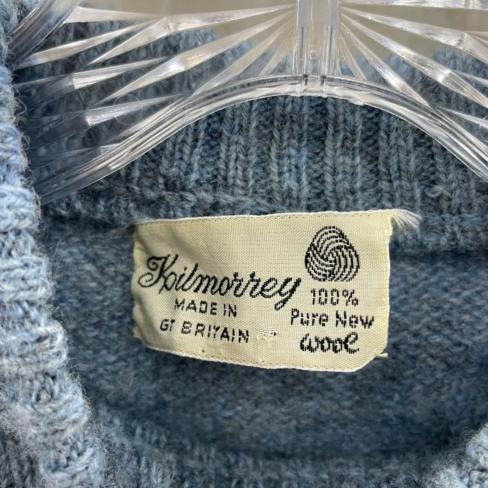 Vintage VINTAGE Koilmorrey 100% Wool Sweater Women S/M Blue Fair Isle Nordic 80s UK 1980s Mens Womens Size S / US 4 / IT 40 - 6 Thumbnail