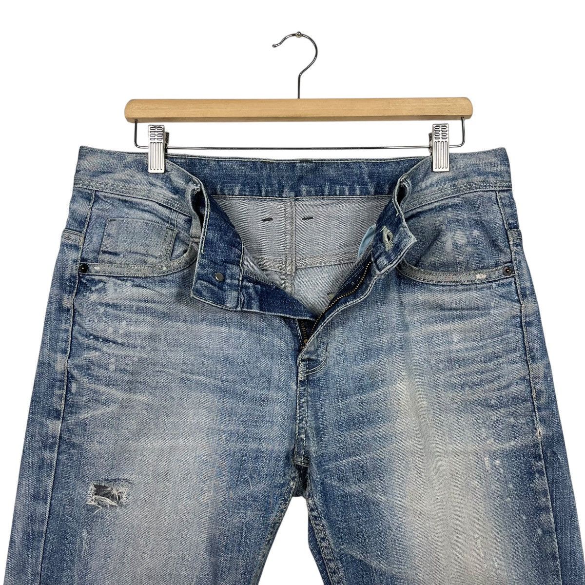 Other Vintage GRF Distressed Denim Jeans Size US 34 / EU 50 - 15 Thumbnail