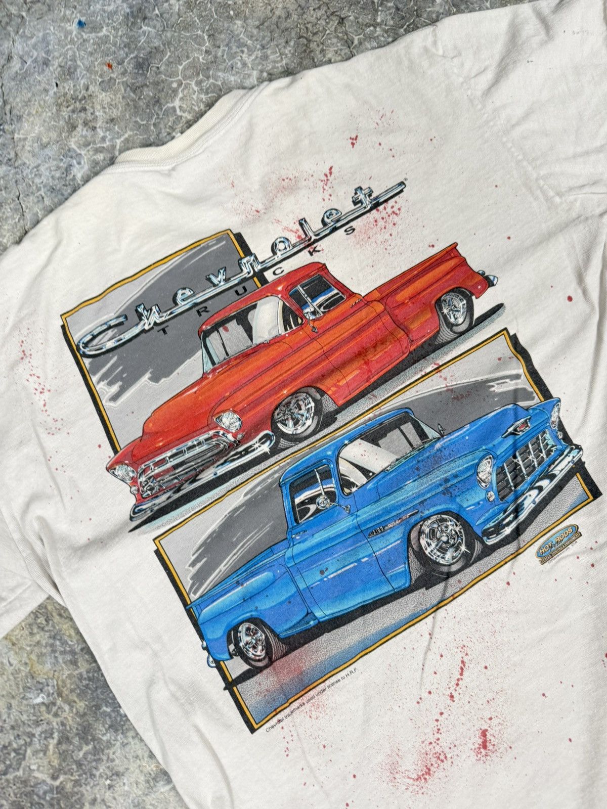 Chevrolet × Vintage Vintage Thrashed Chevy Tee Size US L / EU 52-54 / 3 - 6 Thumbnail