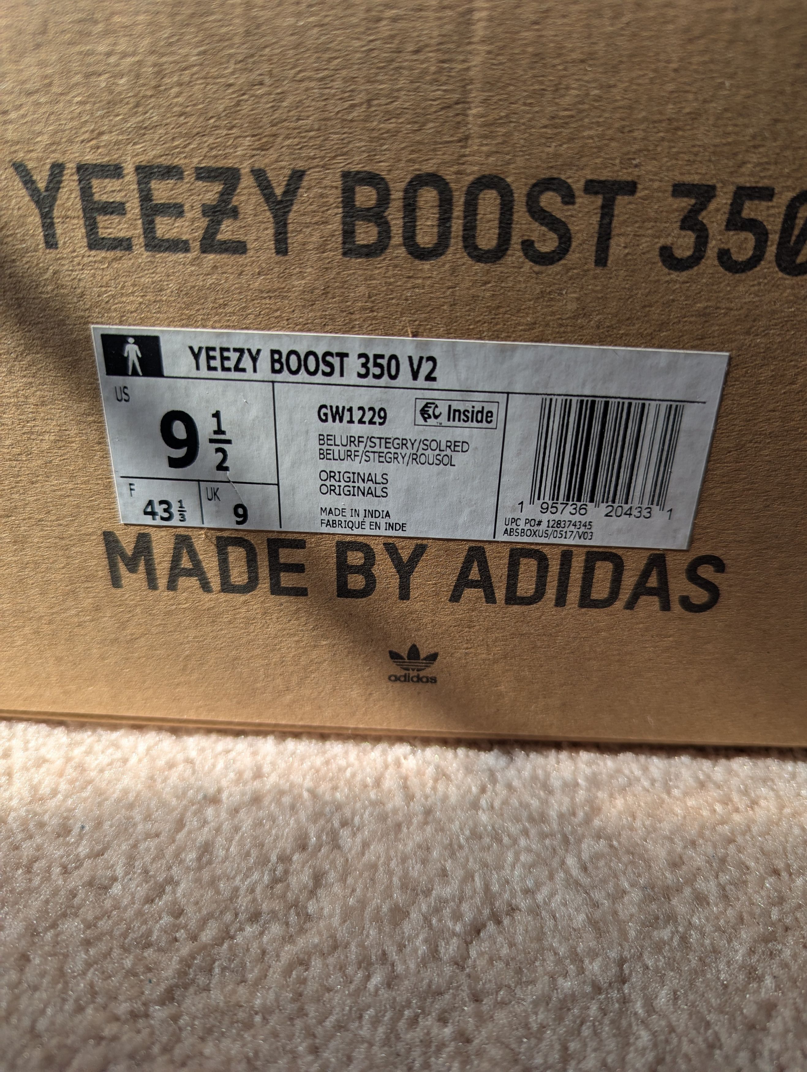 Adidas Adidas Yeezy Boost 350 V2 'Beluga Reflective' Size US 9.5 / EU 42-43 - 11 Thumbnail