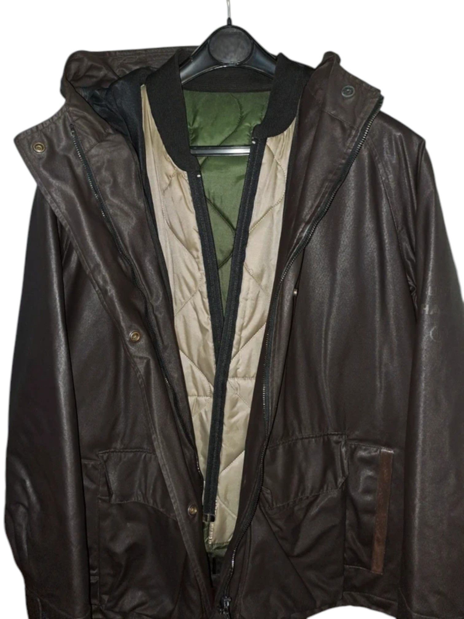Left Hand Left Hand Modular Field Jacket – Brown Massimo Osti c.1990s Size US L / EU 52-54 / 3 - 2 Thumbnail