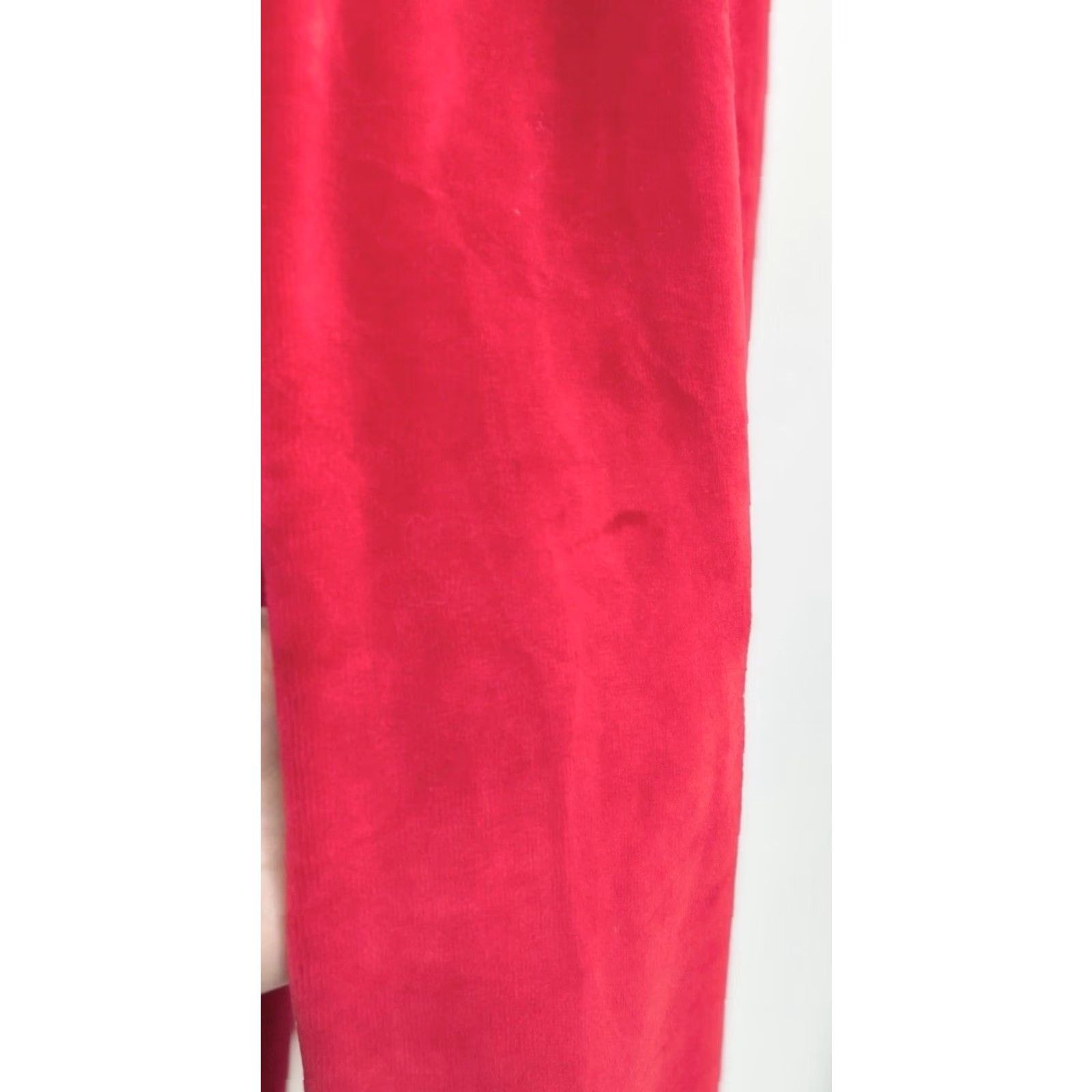 Nordstrom Vtg Nordstrom Active Sports Red Velour W/Pocket Straight Leg Pants XL Size 40" / US 18 - 4 Thumbnail