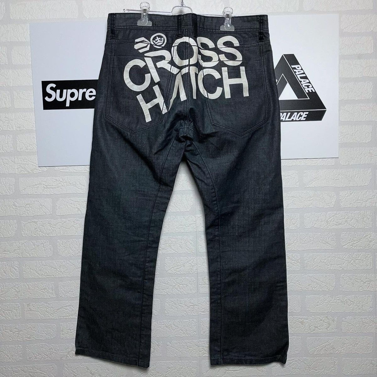 Japanese Brand Vintage Cross Hatch big logo y2k pants swag drip rare Size US 36 / EU 52 - 1 Thumbnail