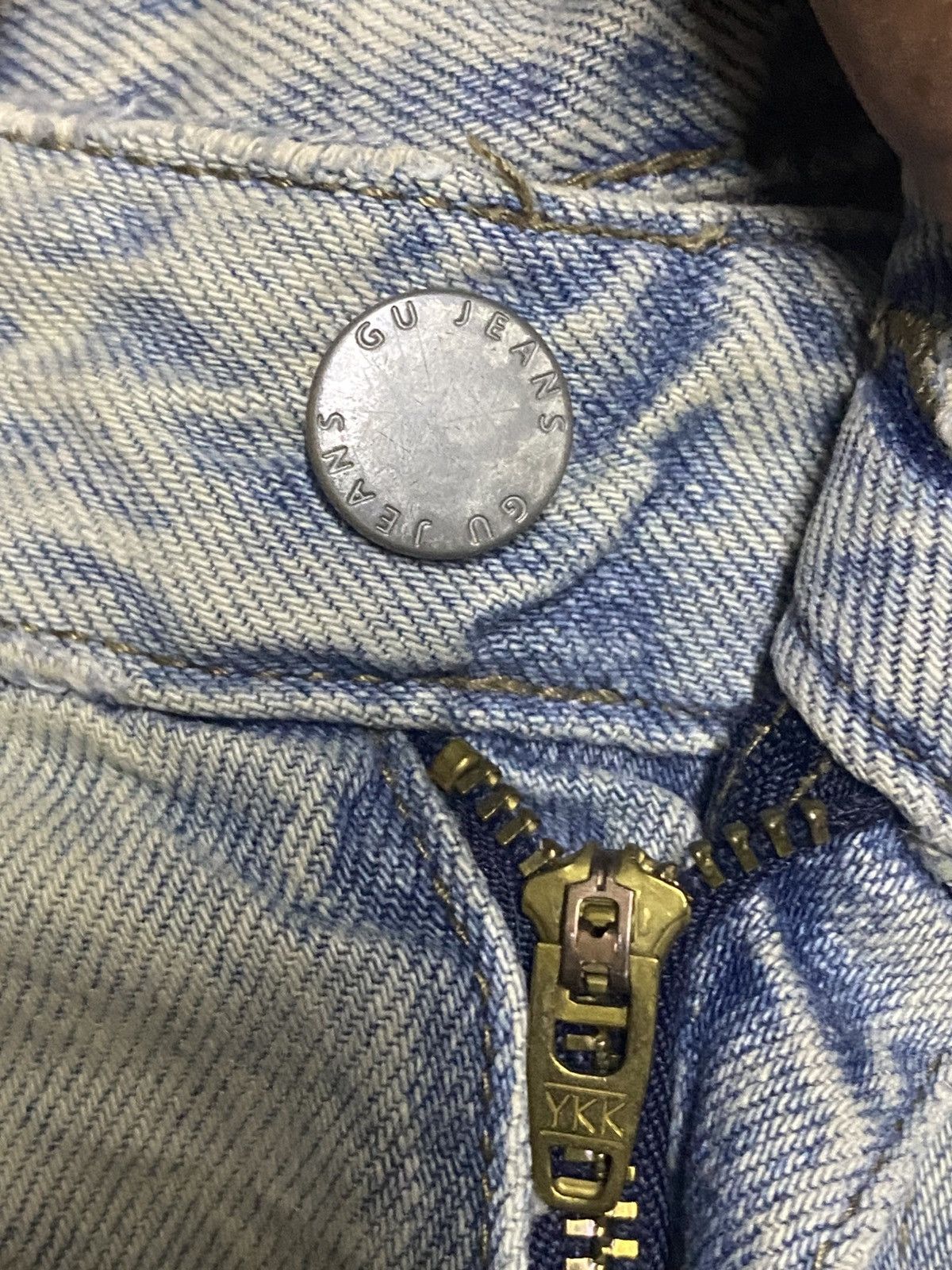 GU Vintage gu denim distressed Baggy Jeans Size US 29 - 10 Thumbnail