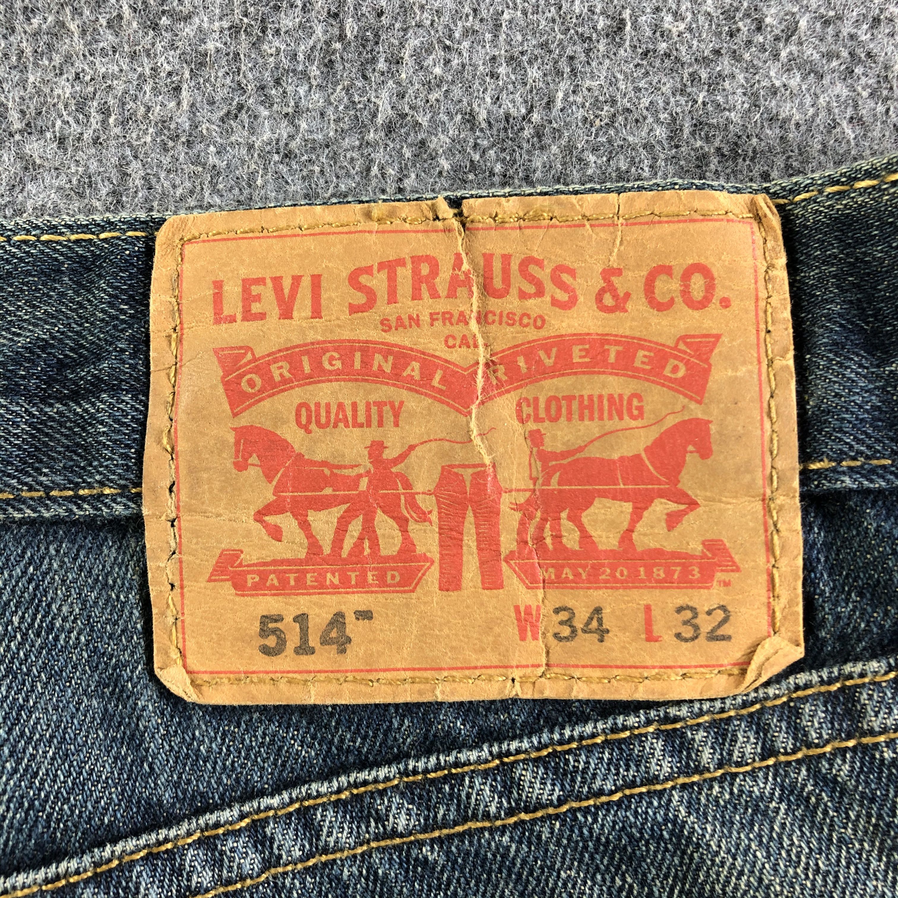 Levi's Vintage Blue Wash Levis 514 Jeans-J3701 Size US 36 / EU 52 - 5 Thumbnail
