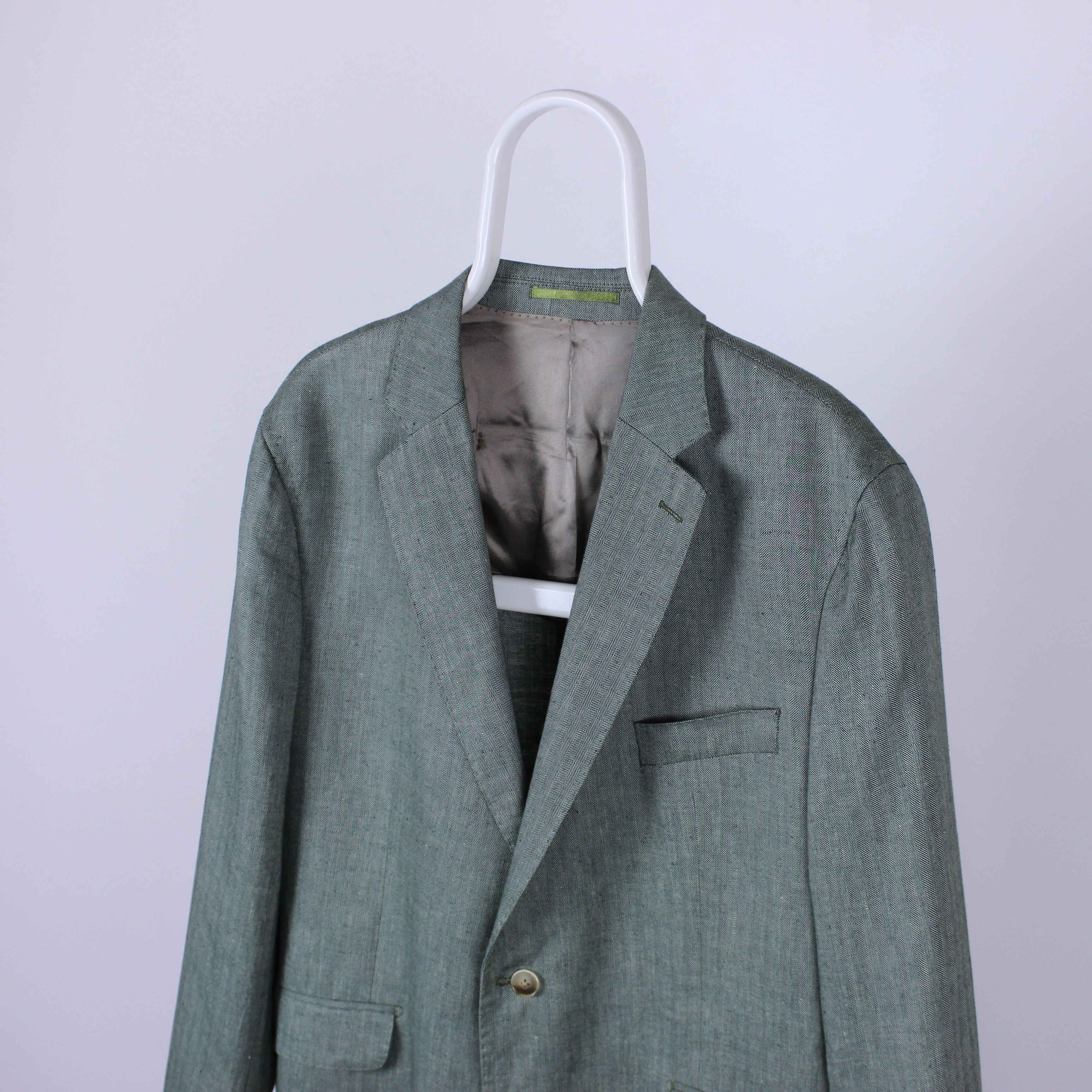 Hackett Hackett blazer linen cotton XL 46R 56R tailoring Size 46R - 3 Thumbnail