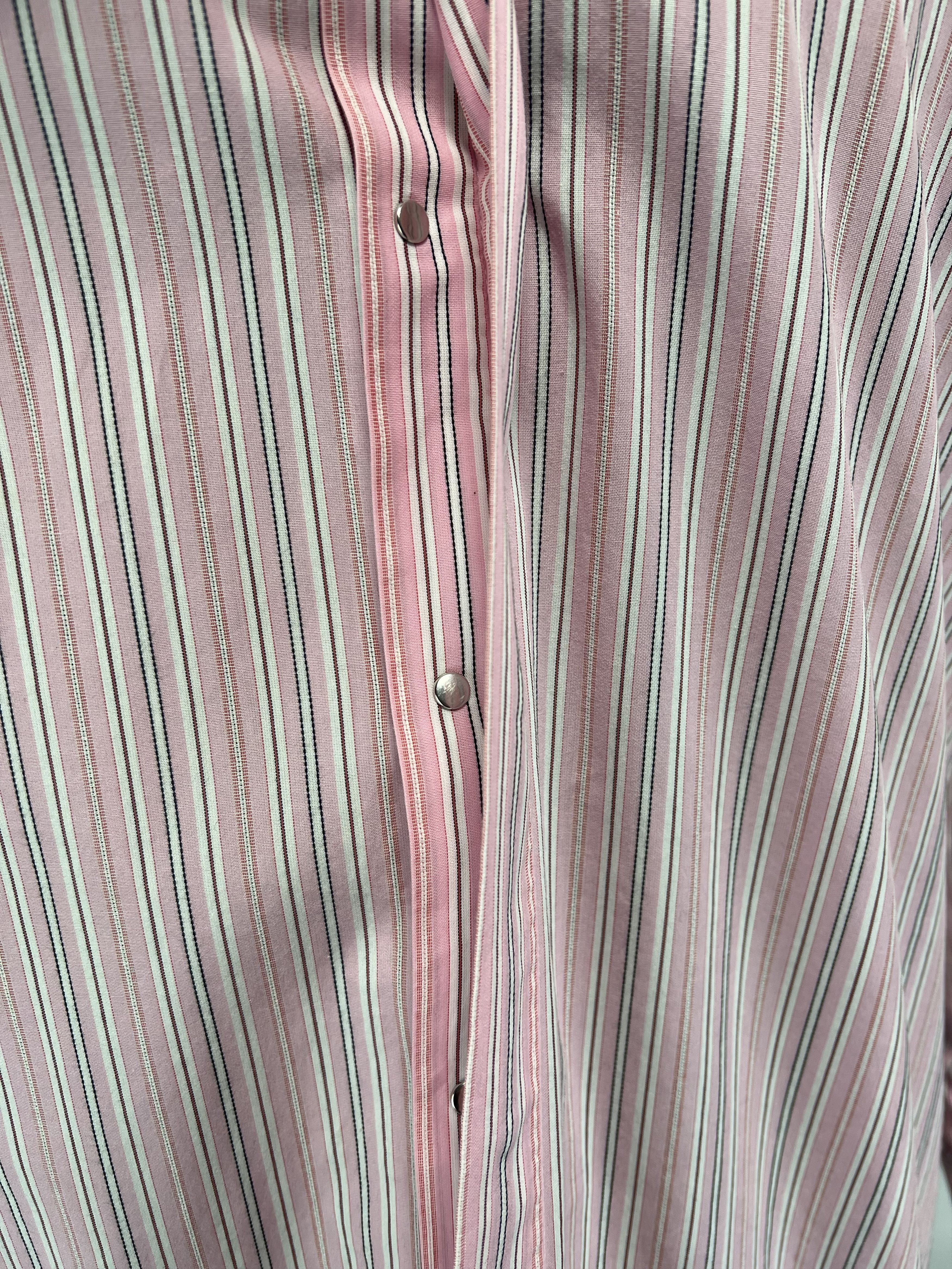 Thierry Mugler Thierry Mugler Striped Long Sleeve Button Up Shirt Size 44 Size US XL / EU 56 / 4 - 9 Thumbnail