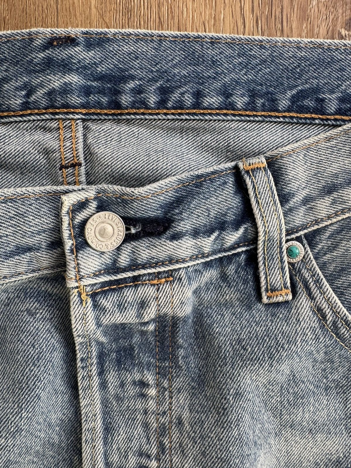 Levi's 501 Original Fit Selvedge Size US 35 - 4 Thumbnail