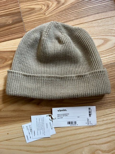 Visvim Watch Cap (W/L) Ivory | Grailed