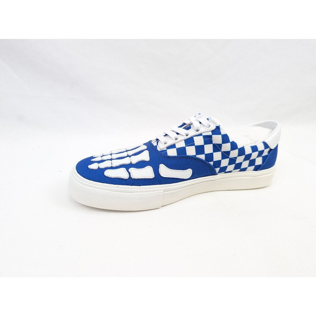 Amiri o1rshd1 Checkered Skel Toe Lace Up in Blue/White Size US 9 / EU 42 - 8 Thumbnail